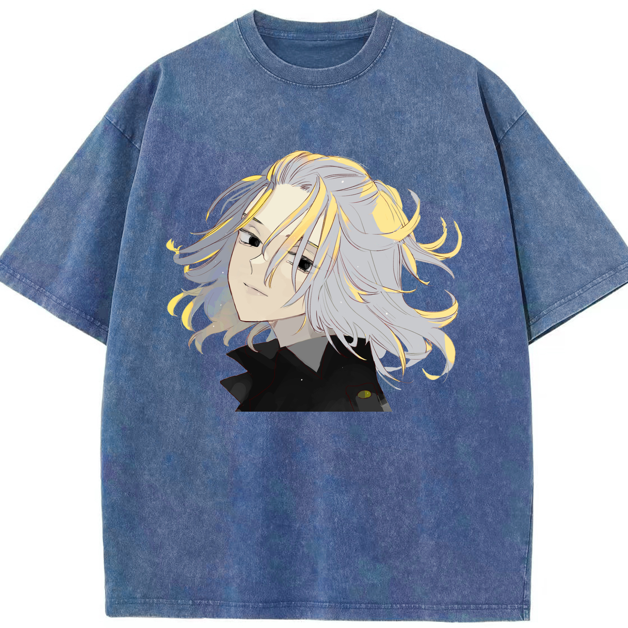 （画像用） 東京リベンジャーズ Tokyo Revengers 綿100% ヴィンテージ風 半袖Tシャツ（フロントプリント）