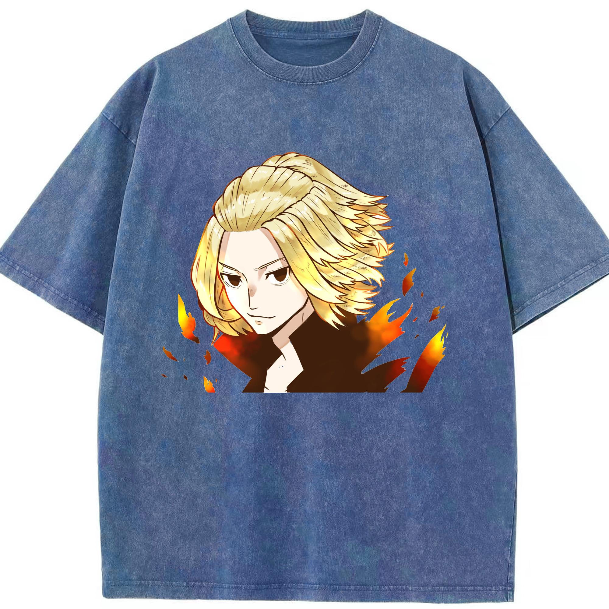（画像用） 東京リベンジャーズ Tokyo Revengers 綿100% ヴィンテージ風 半袖Tシャツ（フロントプリント）