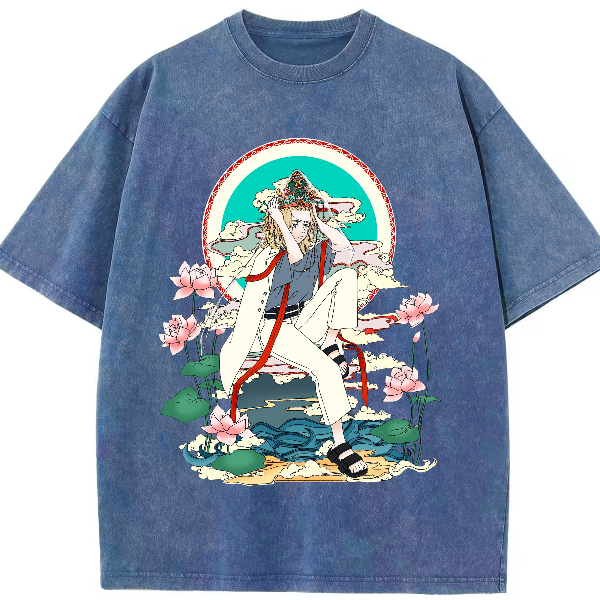 （画像用） 東京リベンジャーズ Tokyo Revengers 綿100% ヴィンテージ風 半袖Tシャツ（フロントプリント）