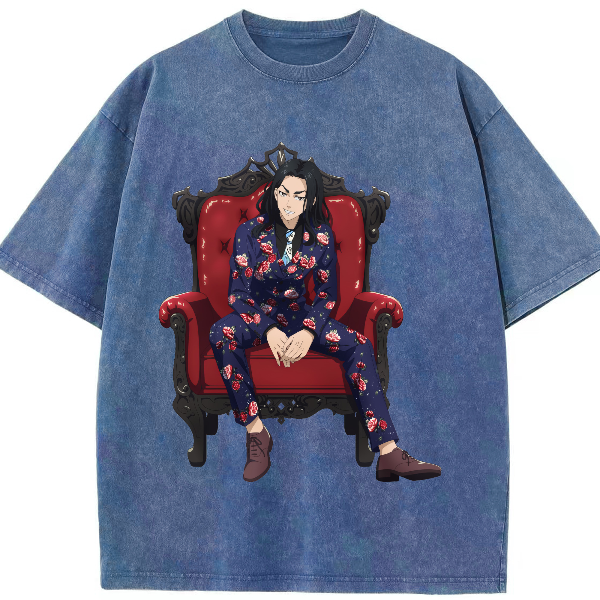 （画像用） 東京リベンジャーズ Tokyo Revengers 綿100% ヴィンテージ風 半袖Tシャツ（フロントプリント）