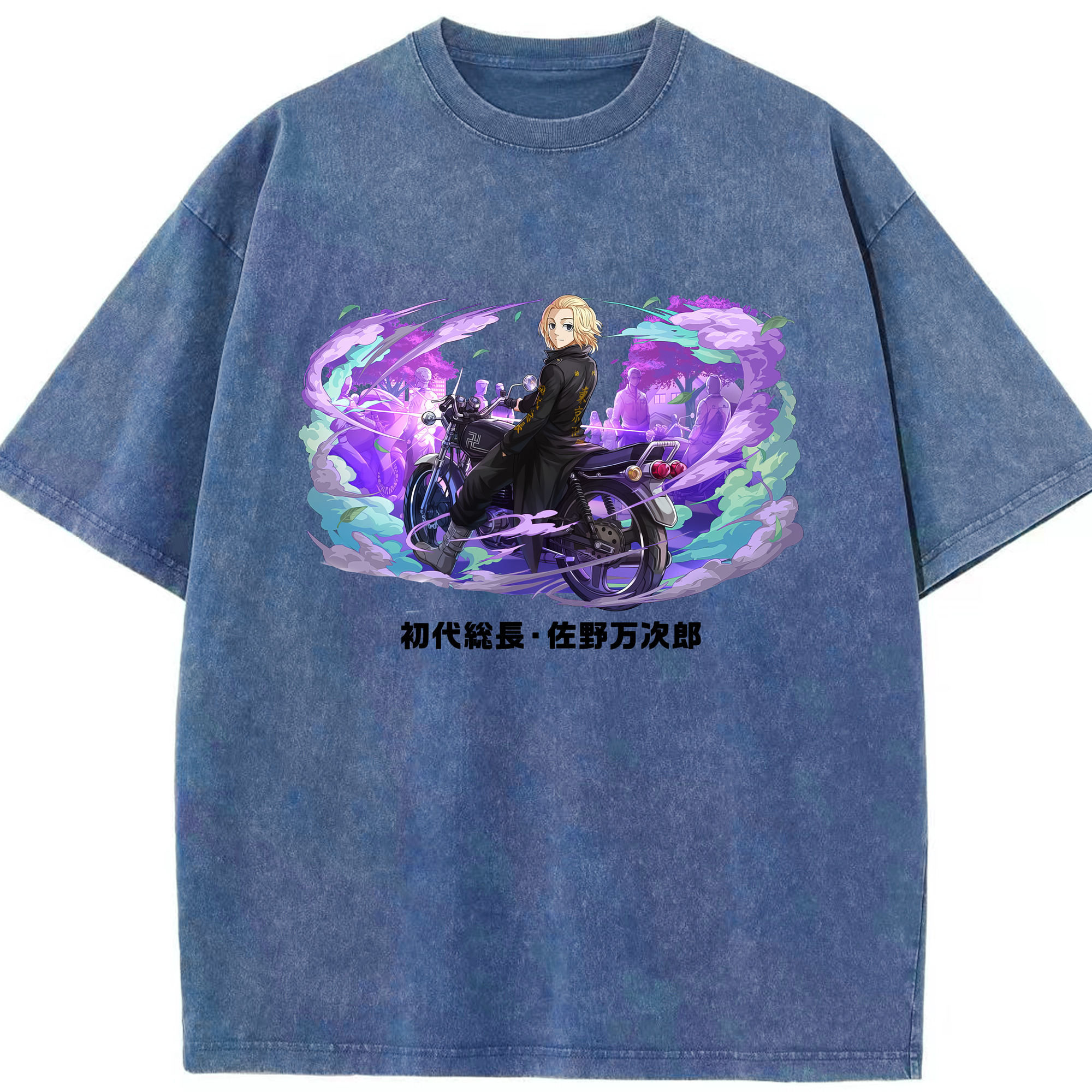 （画像用） 東京リベンジャーズ Tokyo Revengers 綿100% ヴィンテージ風 半袖Tシャツ（フロントプリント）