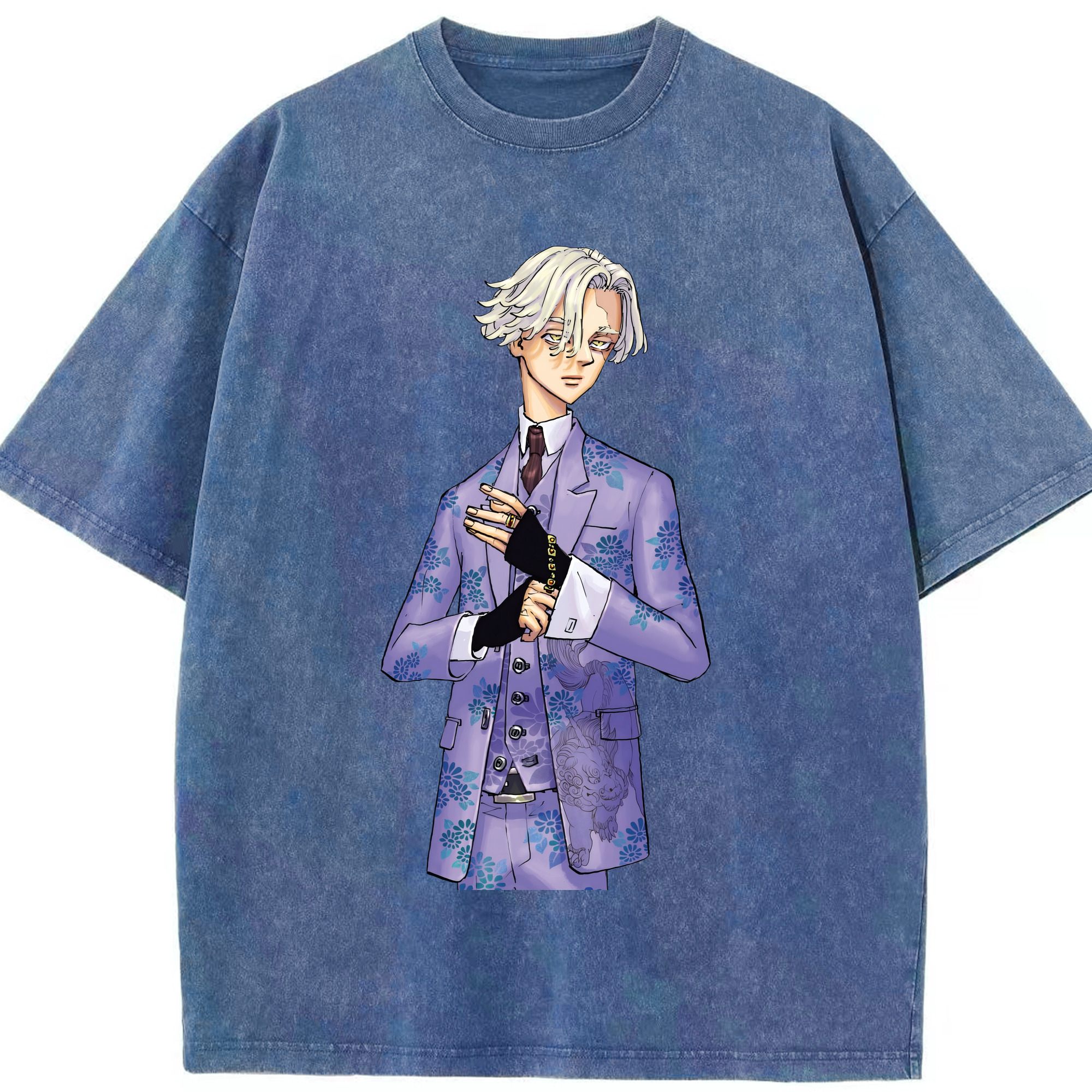 （画像用） 東京リベンジャーズ Tokyo Revengers 綿100% ヴィンテージ風 半袖Tシャツ（フロントプリント）
