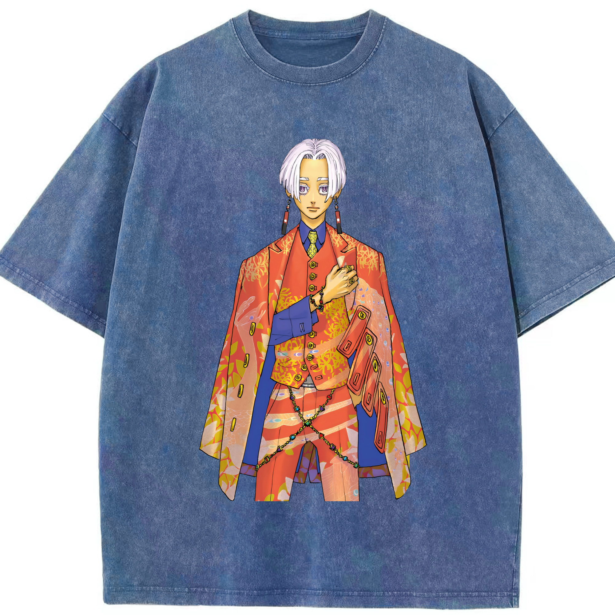 （画像用） 東京リベンジャーズ Tokyo Revengers 綿100% ヴィンテージ風 半袖Tシャツ（フロントプリント）