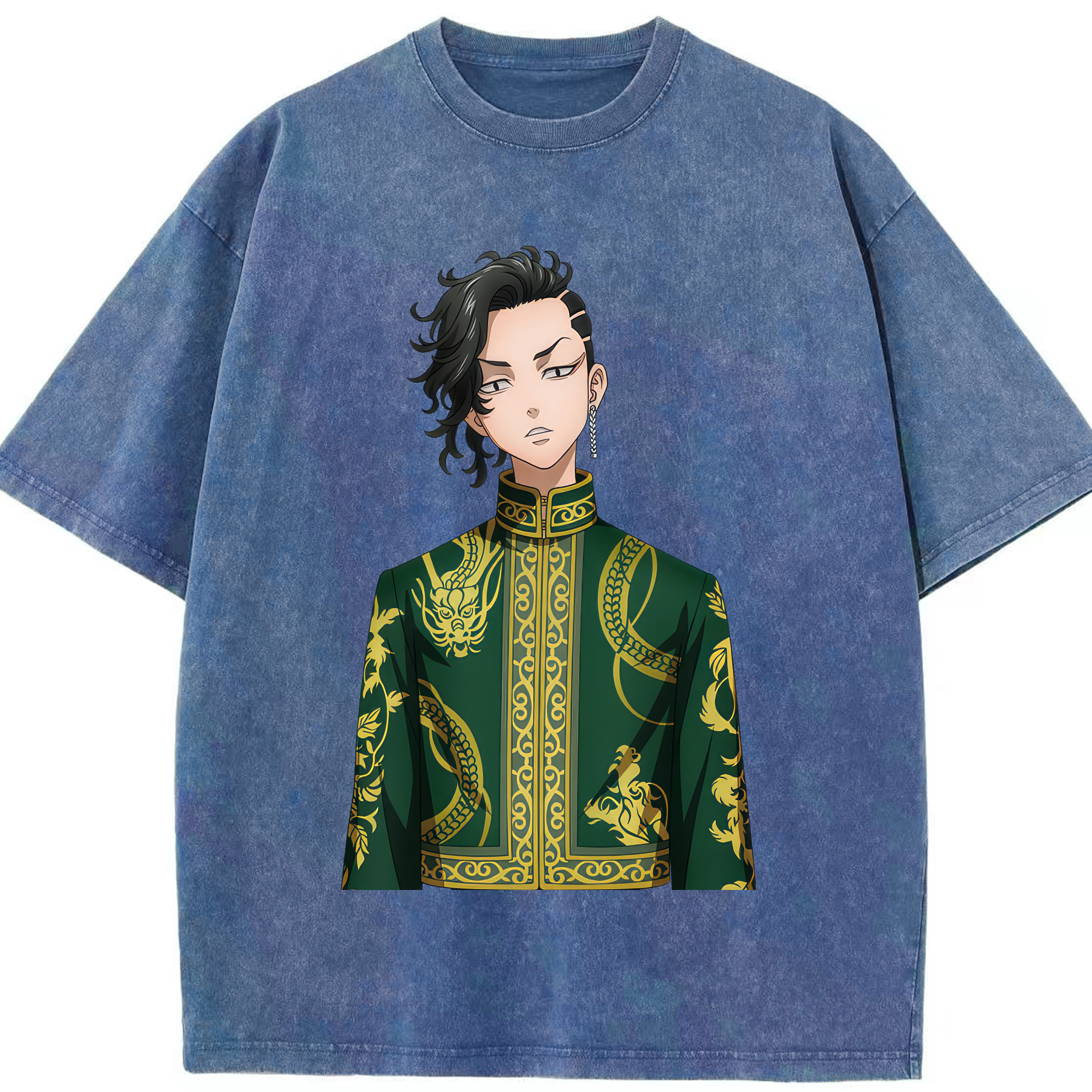 （画像用） 東京リベンジャーズ Tokyo Revengers 綿100% ヴィンテージ風 半袖Tシャツ（フロントプリント）