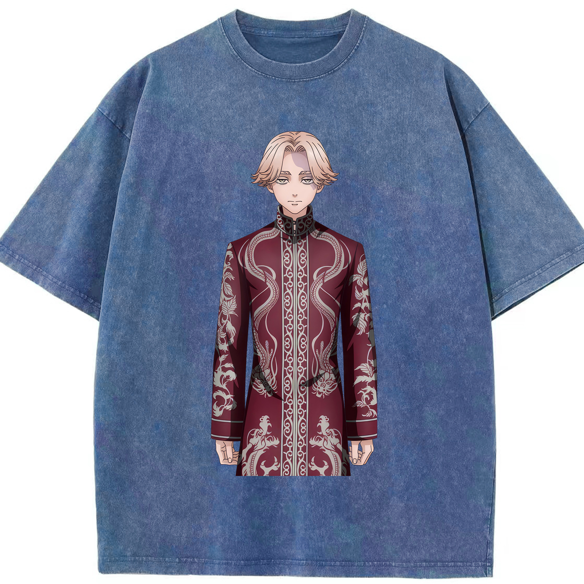 （画像用） 東京リベンジャーズ Tokyo Revengers 綿100% ヴィンテージ風 半袖Tシャツ（フロントプリント）