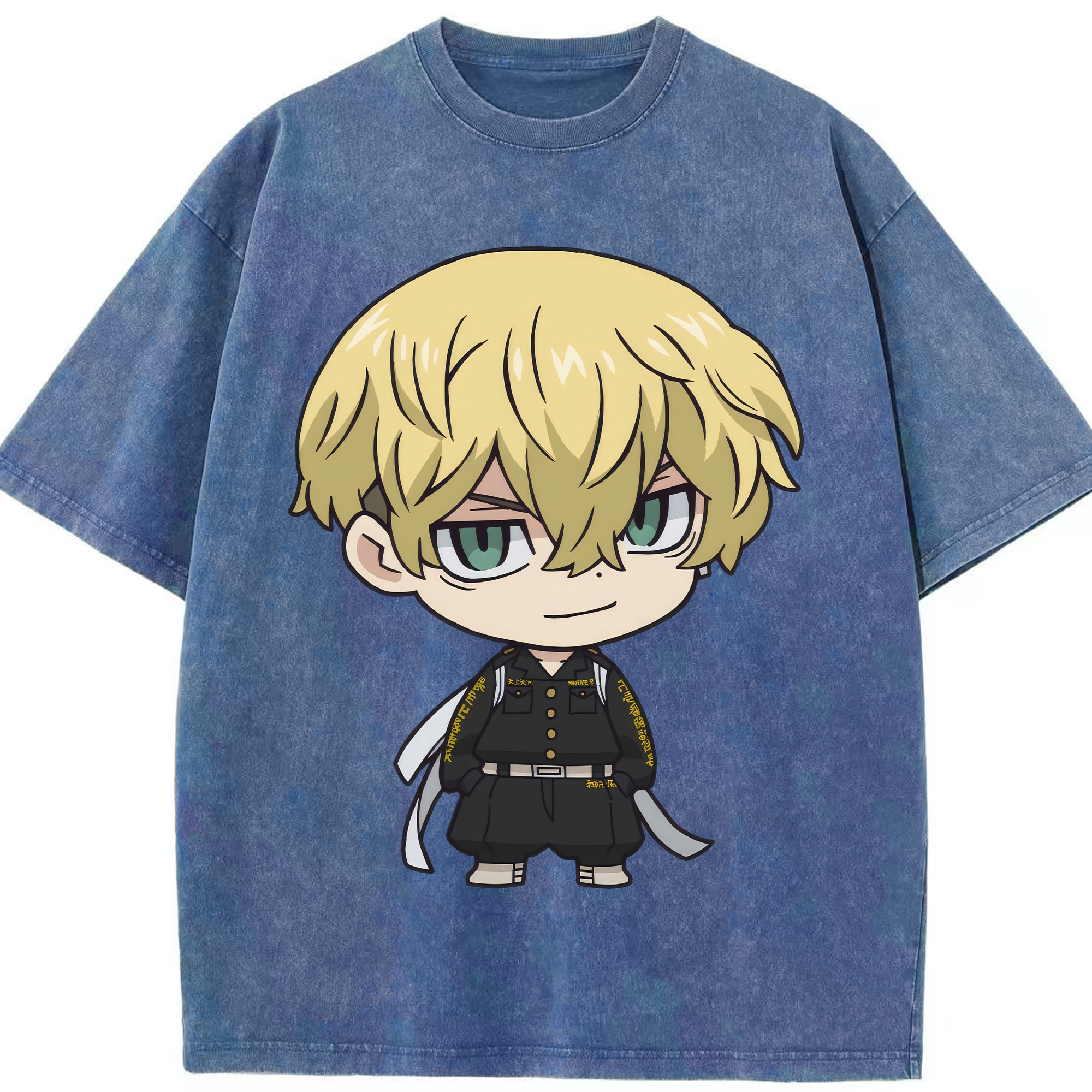 （画像用） 東京リベンジャーズ Tokyo Revengers 綿100% ヴィンテージ風 半袖Tシャツ（フロントプリント）