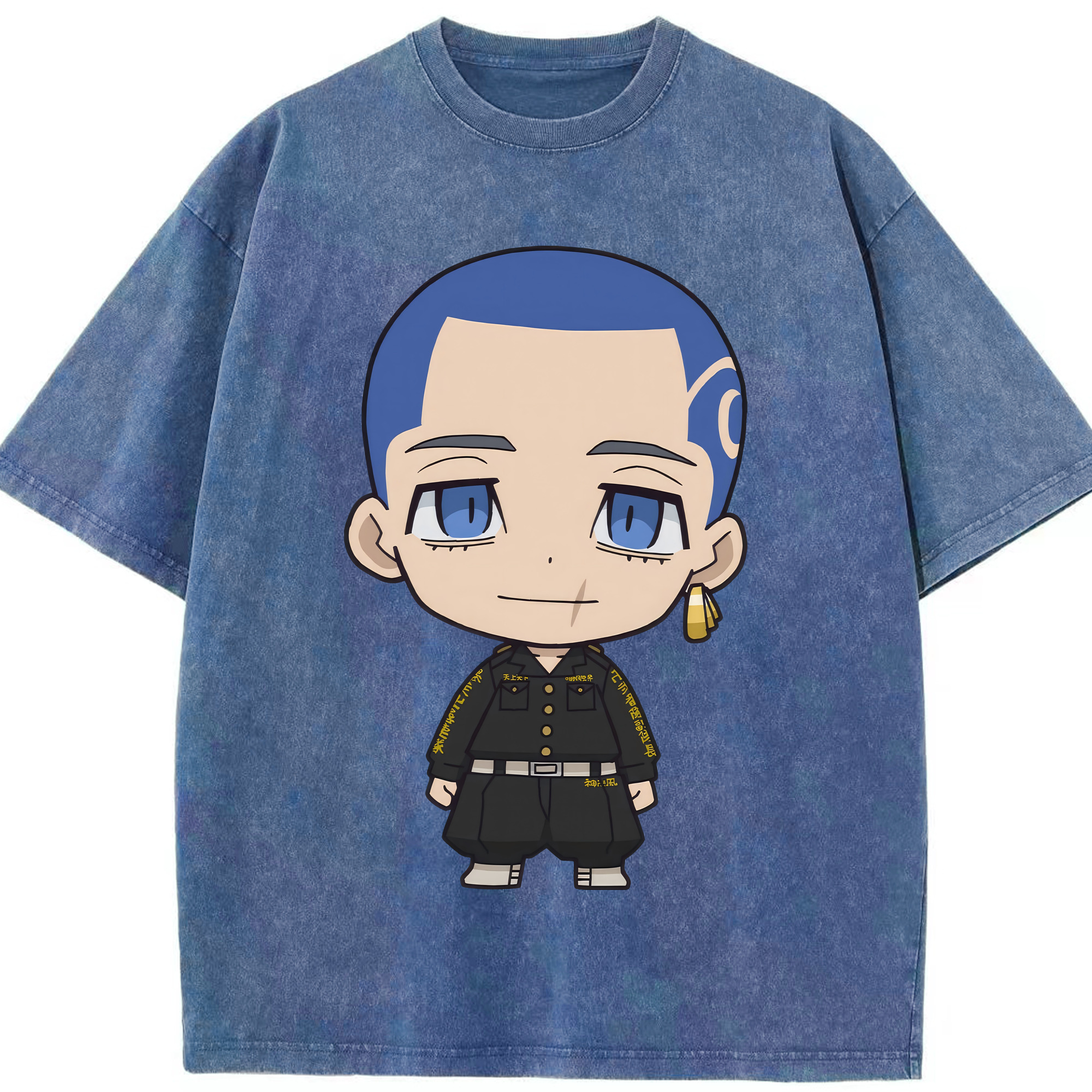 （画像用） 東京リベンジャーズ Tokyo Revengers 綿100% ヴィンテージ風 半袖Tシャツ（フロントプリント）