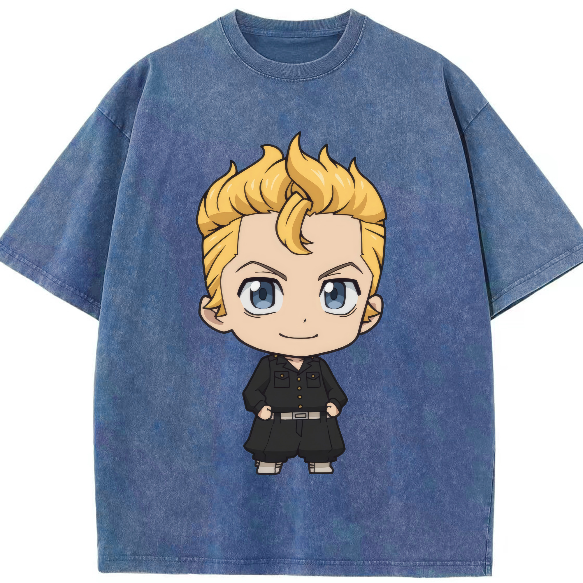 （画像用） 東京リベンジャーズ Tokyo Revengers 綿100% ヴィンテージ風 半袖Tシャツ（フロントプリント）