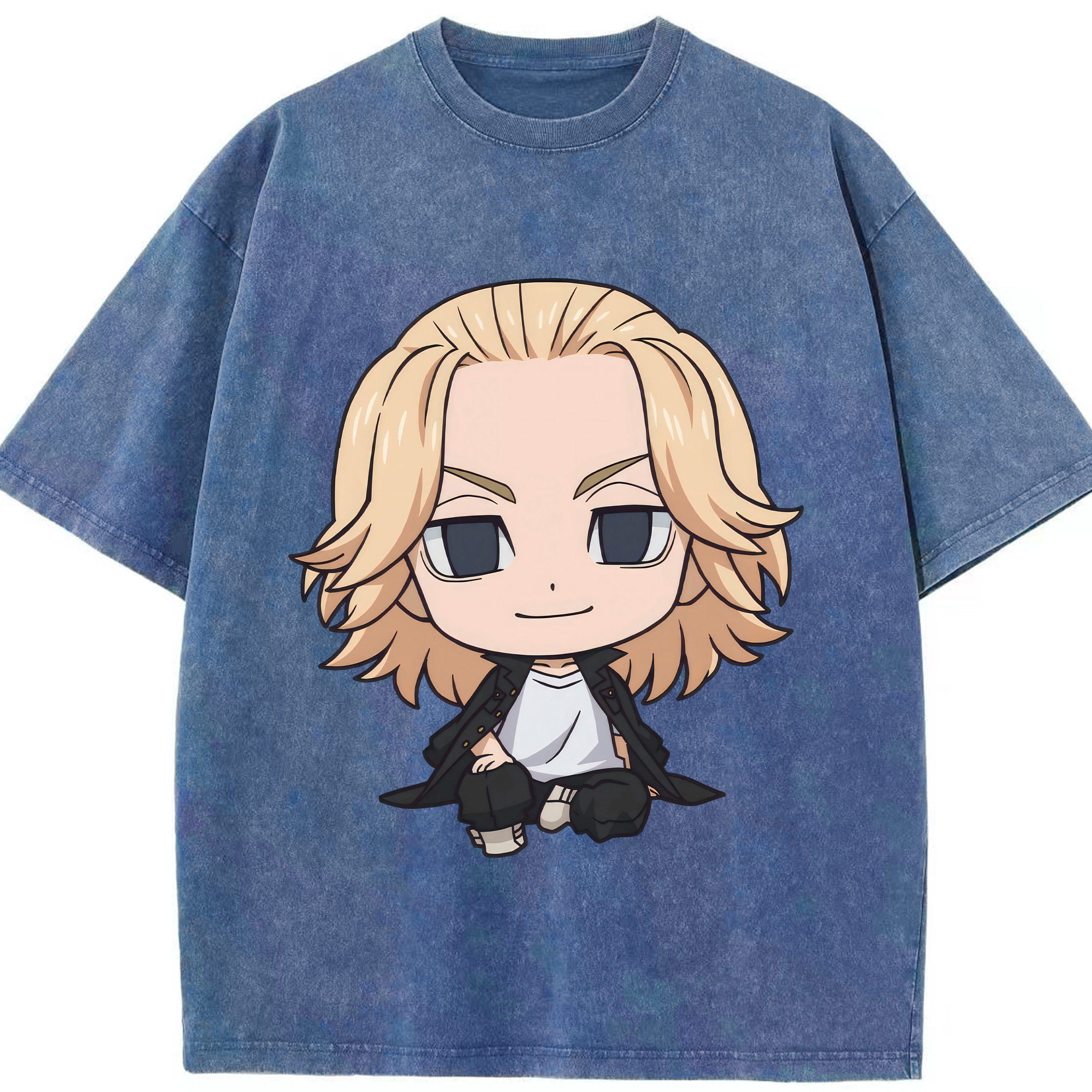 （画像用） 東京リベンジャーズ Tokyo Revengers 綿100% ヴィンテージ風 半袖Tシャツ（フロントプリント）