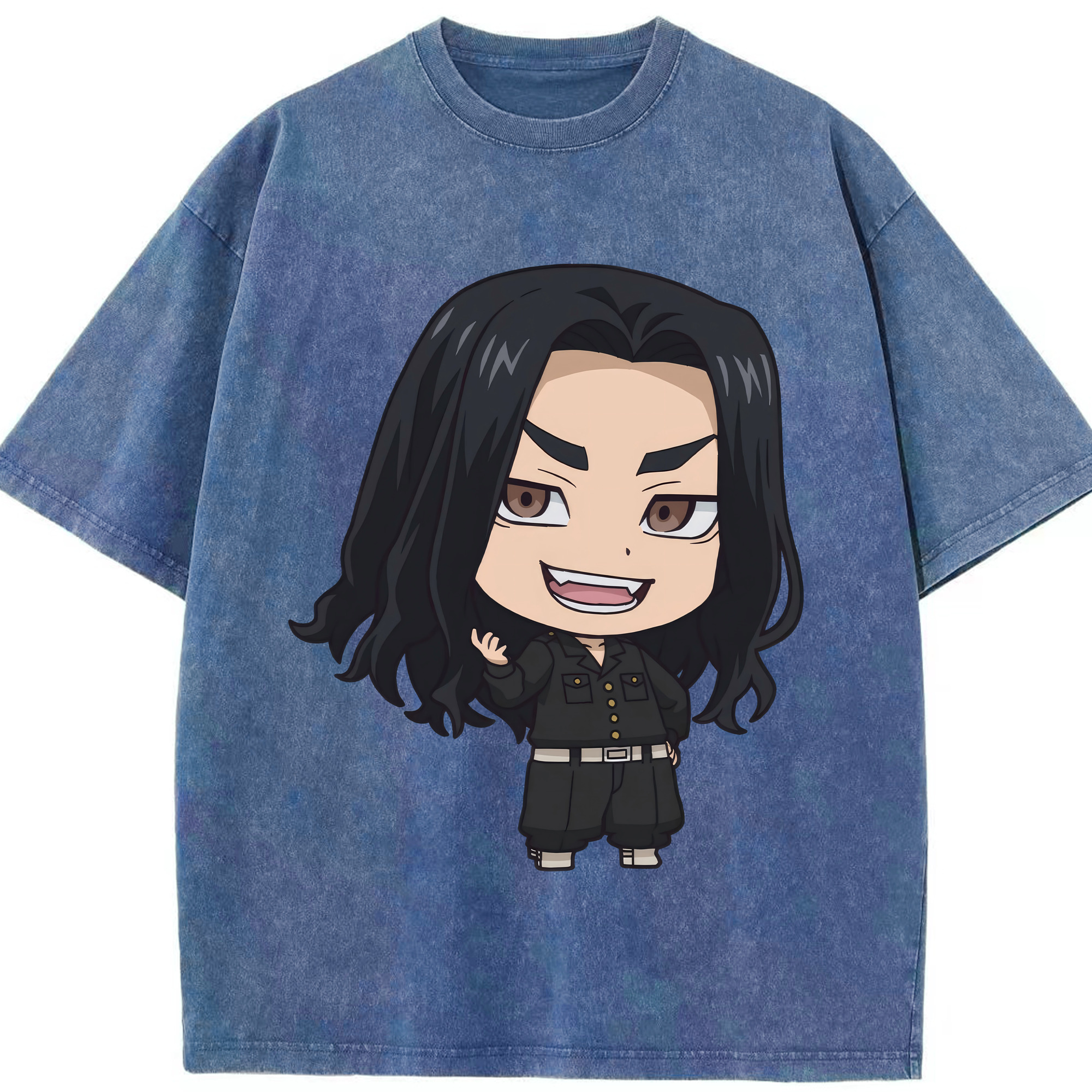 （画像用） 東京リベンジャーズ Tokyo Revengers 綿100% ヴィンテージ風 半袖Tシャツ（フロントプリント）