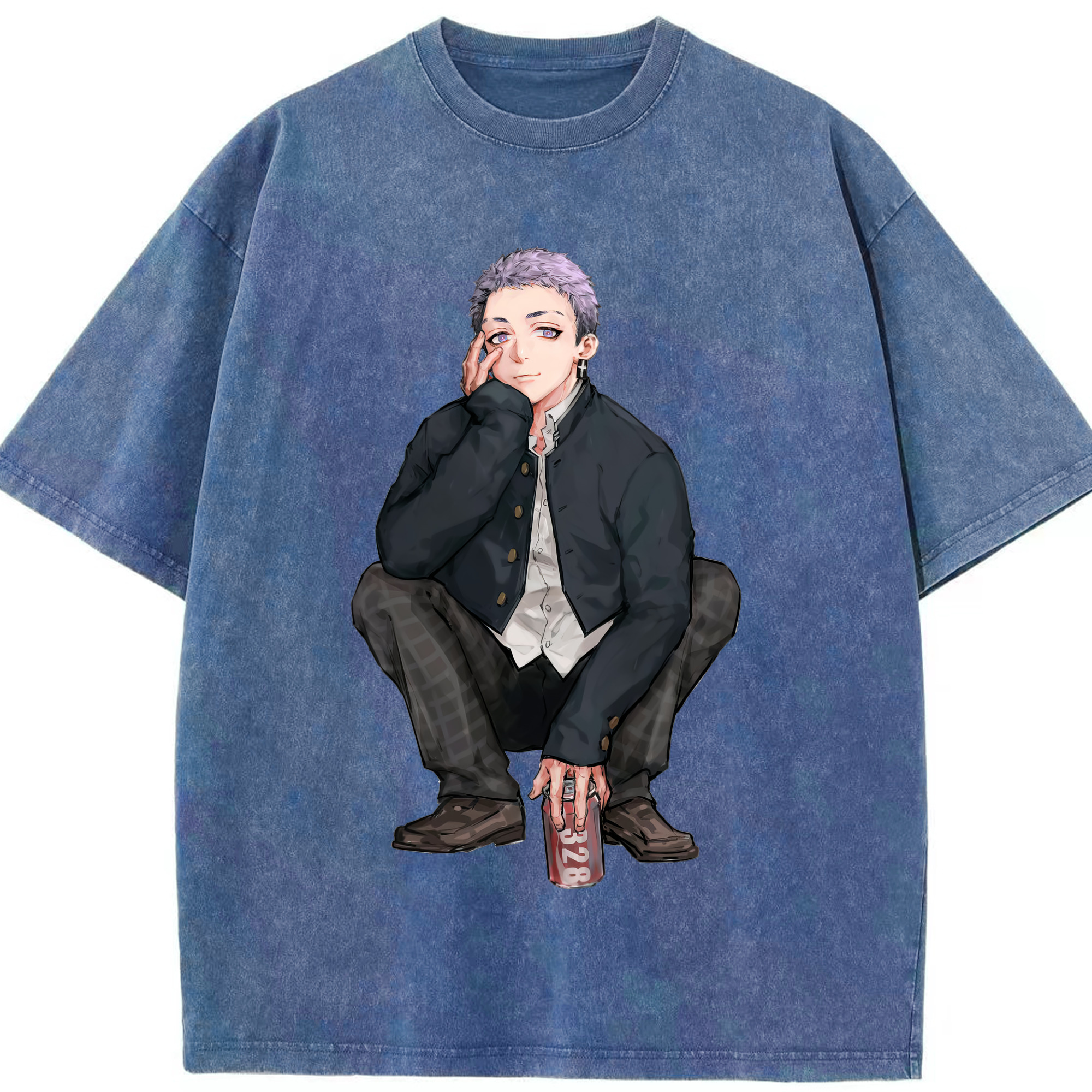 （画像用） 東京リベンジャーズ Tokyo Revengers 綿100% ヴィンテージ風 半袖Tシャツ（フロントプリント）