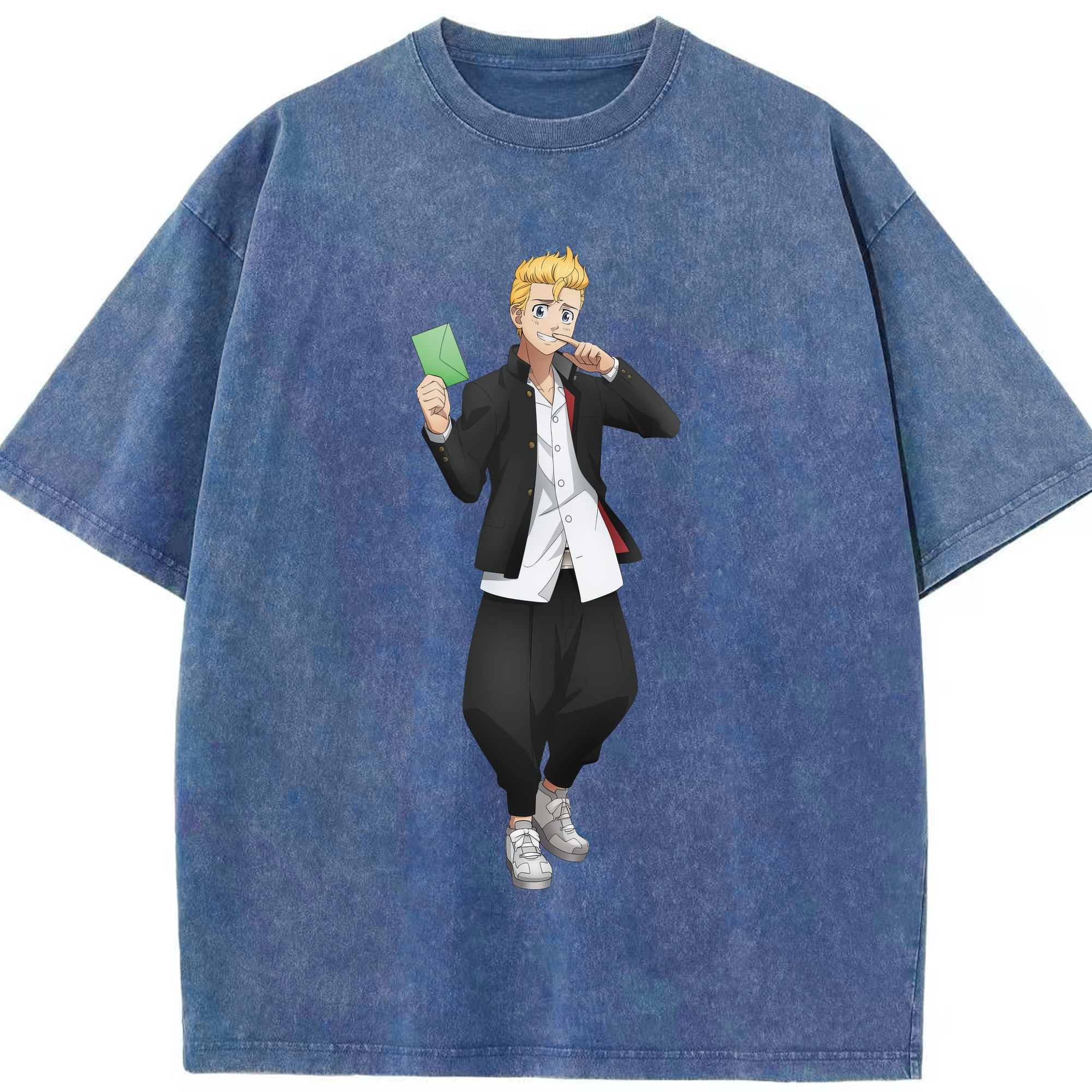 （画像用） 東京リベンジャーズ Tokyo Revengers 綿100% ヴィンテージ風 半袖Tシャツ（フロントプリント）