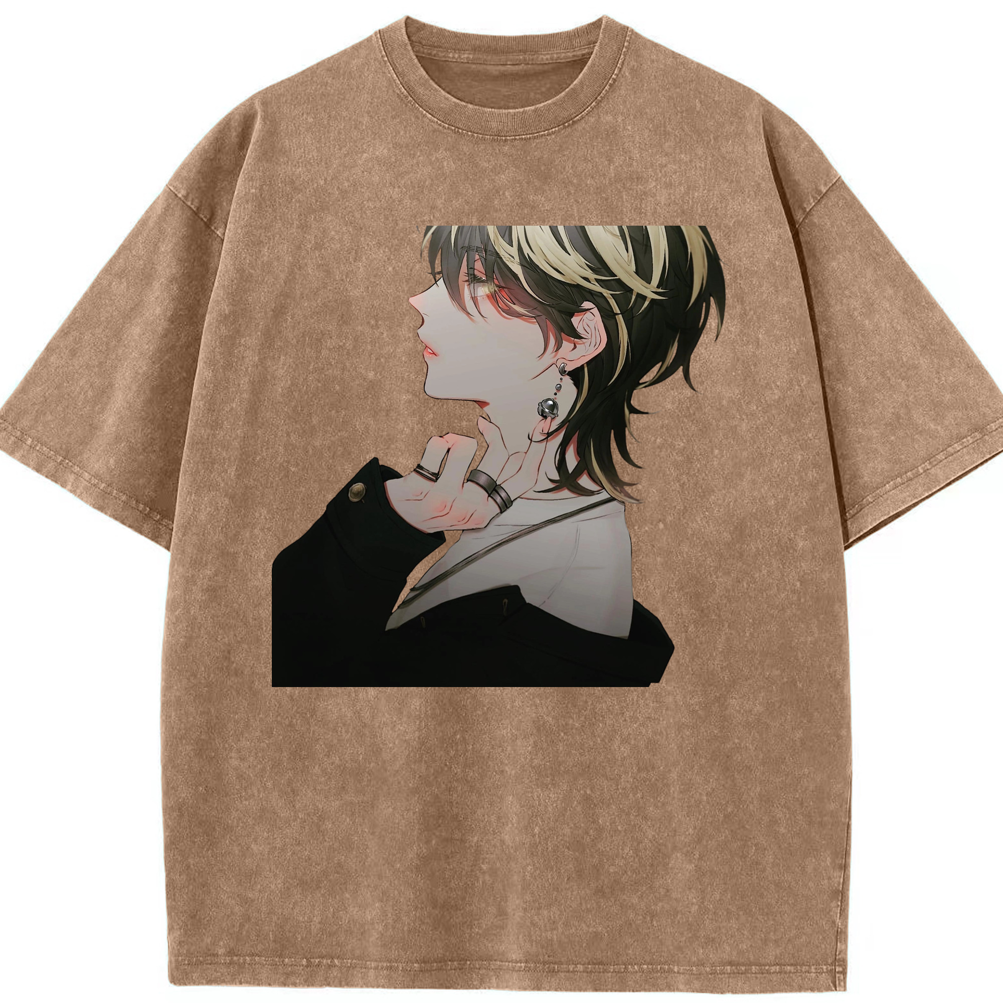 （画像用） 東京リベンジャーズ Tokyo Revengers 綿100% ヴィンテージ風 半袖Tシャツ（フロントプリント）