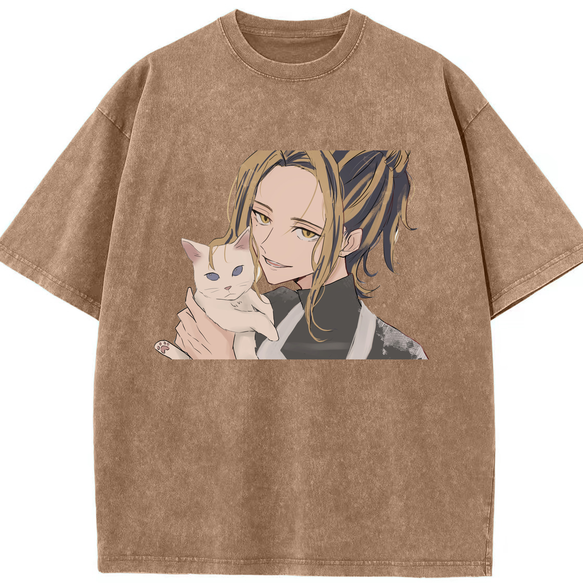 （画像用） 東京リベンジャーズ Tokyo Revengers 綿100% ヴィンテージ風 半袖Tシャツ（フロントプリント）