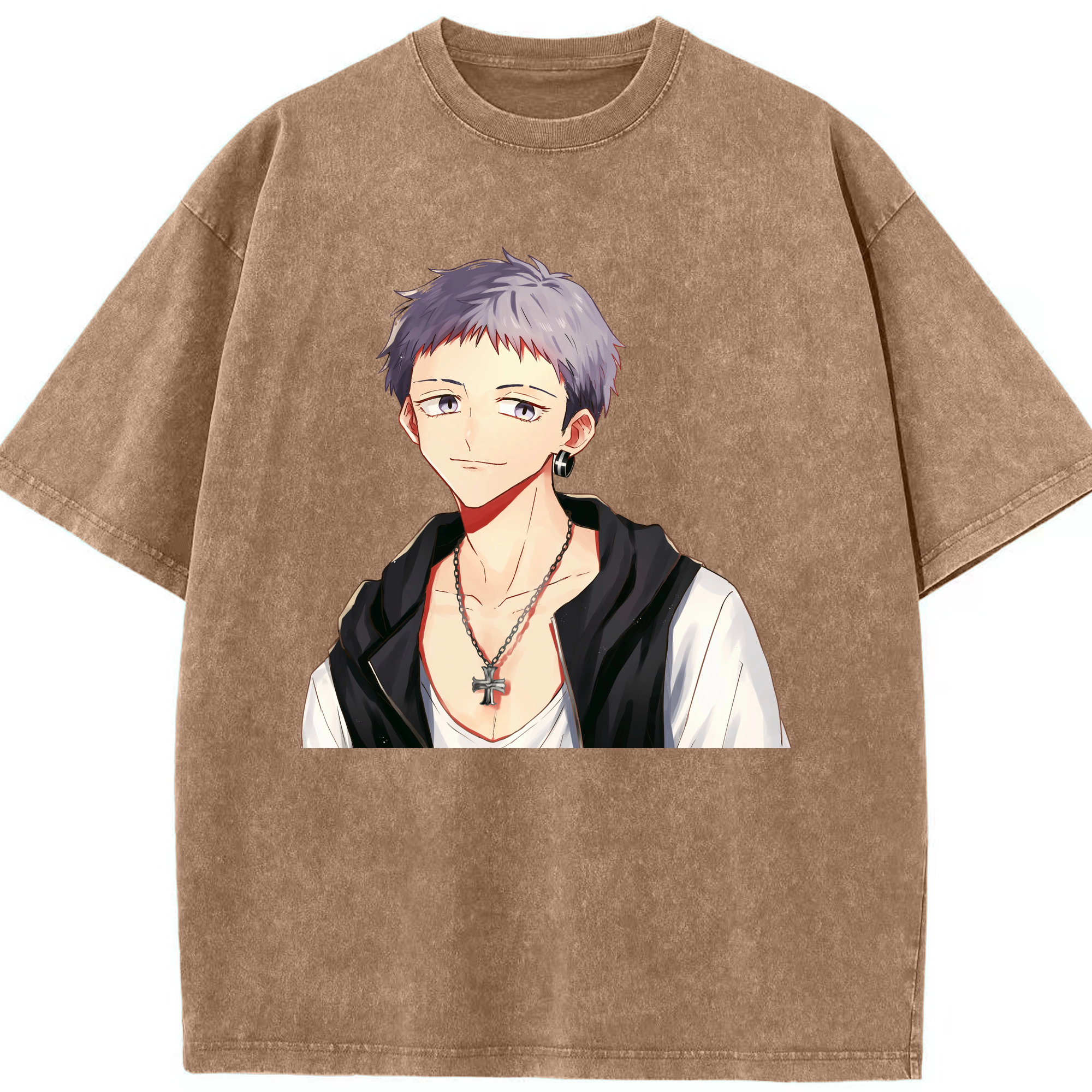 （画像用） 東京リベンジャーズ Tokyo Revengers 綿100% ヴィンテージ風 半袖Tシャツ（フロントプリント）