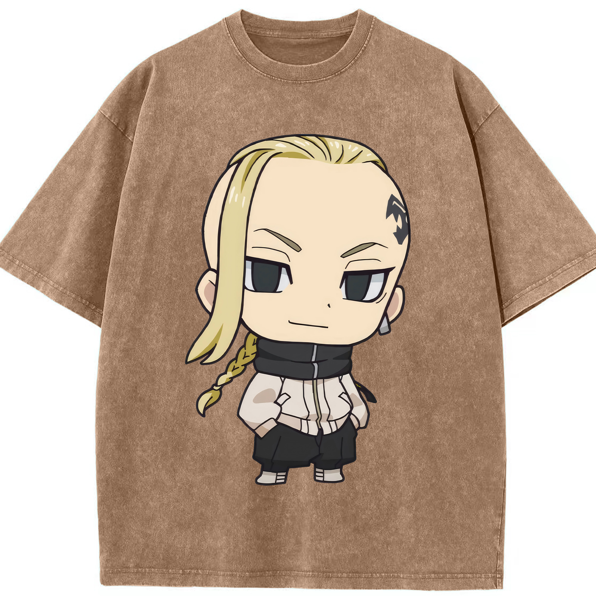 （画像用） 東京リベンジャーズ Tokyo Revengers 綿100% ヴィンテージ風 半袖Tシャツ（フロントプリント）