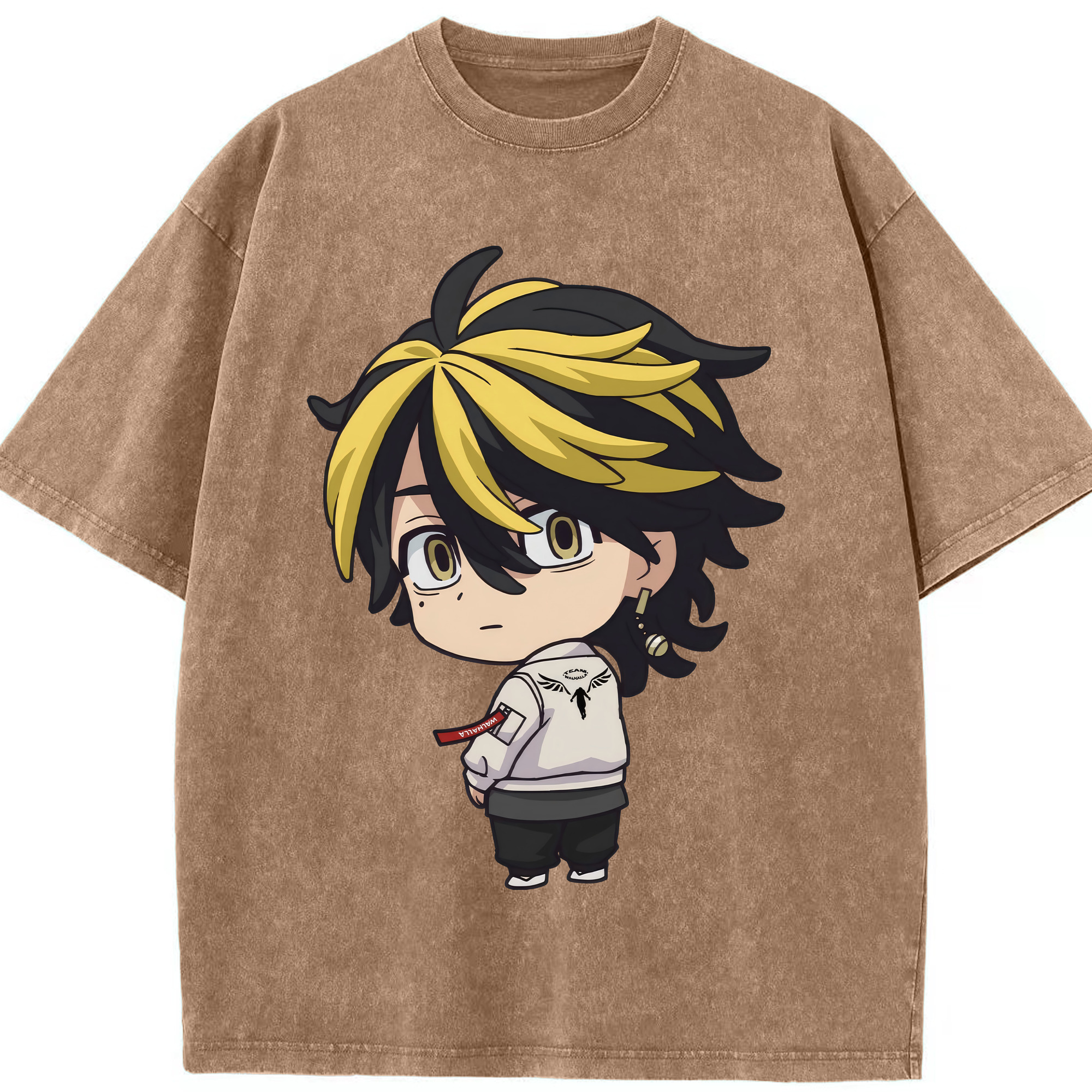 （画像用） 東京リベンジャーズ Tokyo Revengers 綿100% ヴィンテージ風 半袖Tシャツ（フロントプリント）