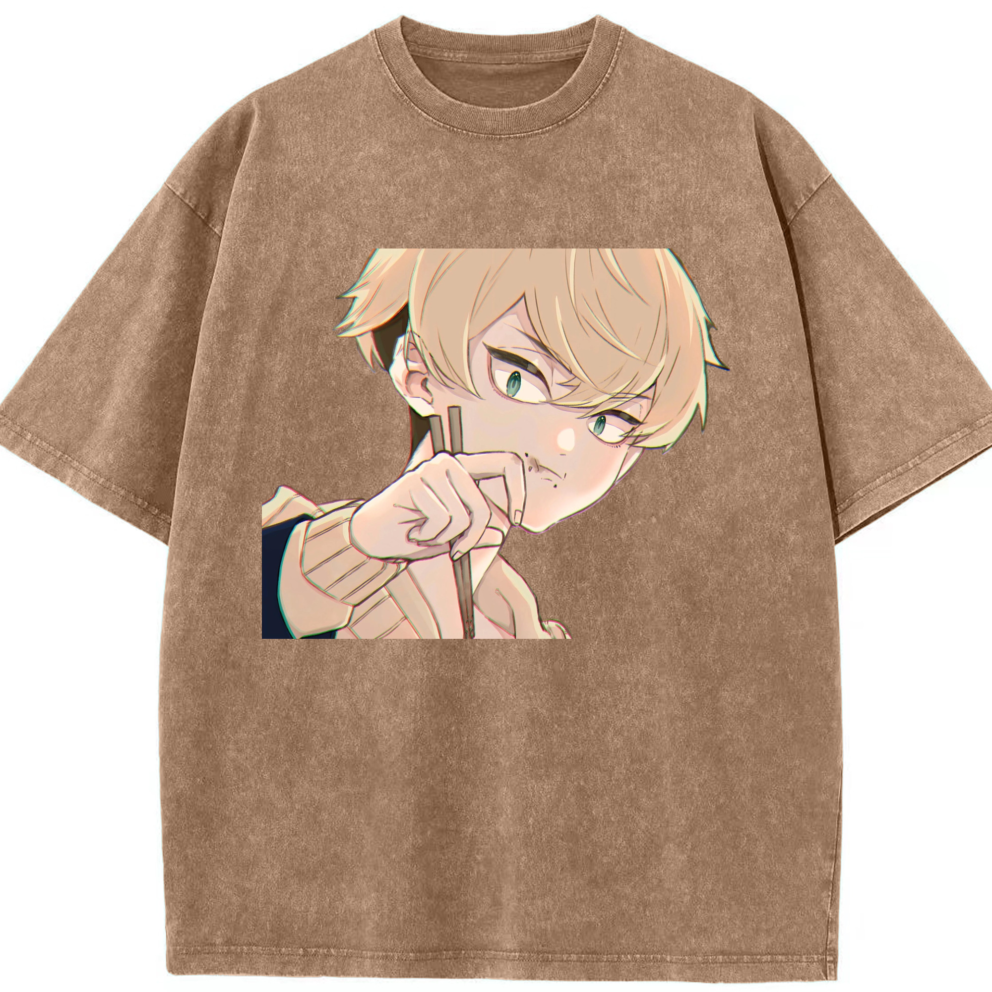 （画像用） 東京リベンジャーズ Tokyo Revengers 綿100% ヴィンテージ風 半袖Tシャツ（フロントプリント）