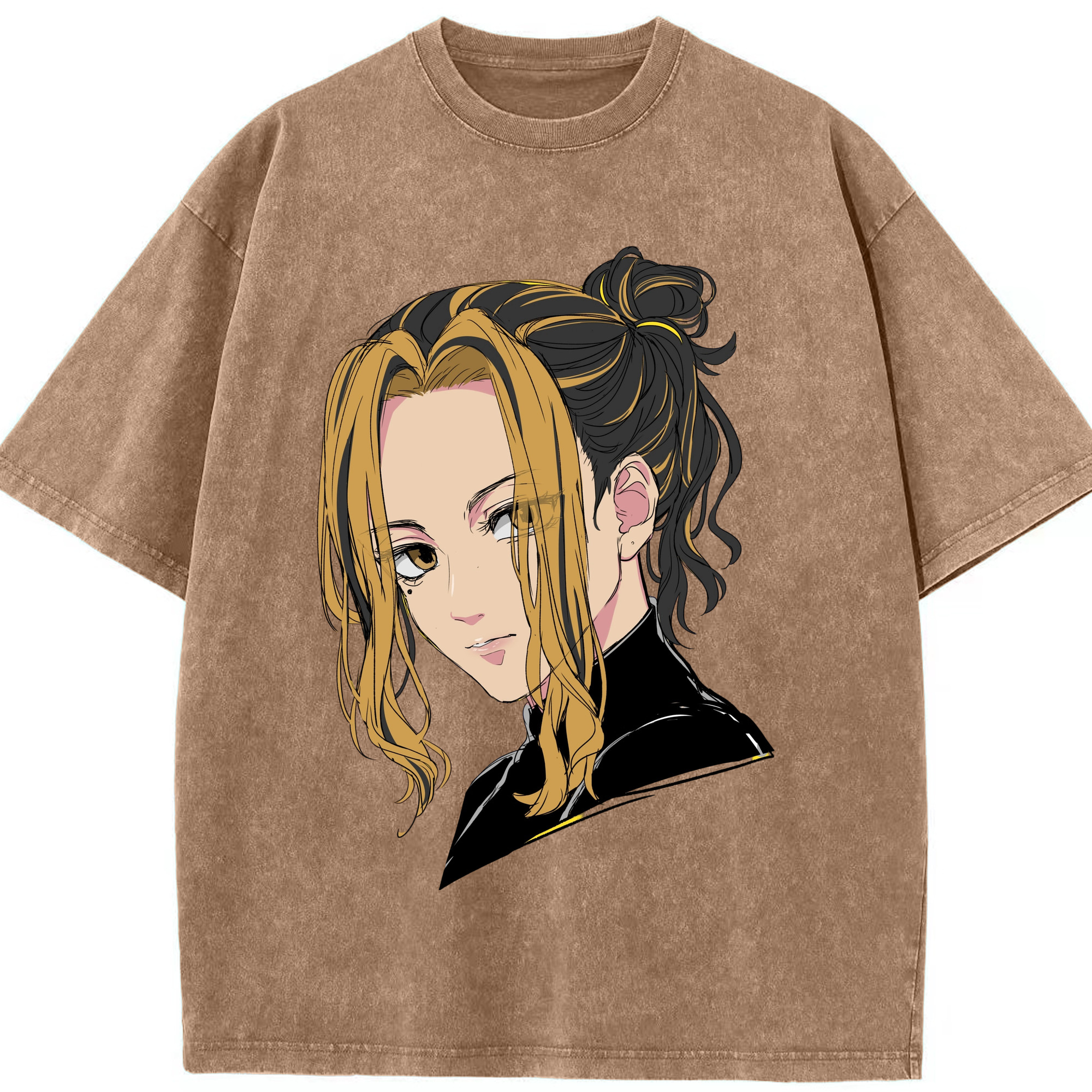 （画像用） 東京リベンジャーズ Tokyo Revengers 綿100% ヴィンテージ風 半袖Tシャツ（フロントプリント）