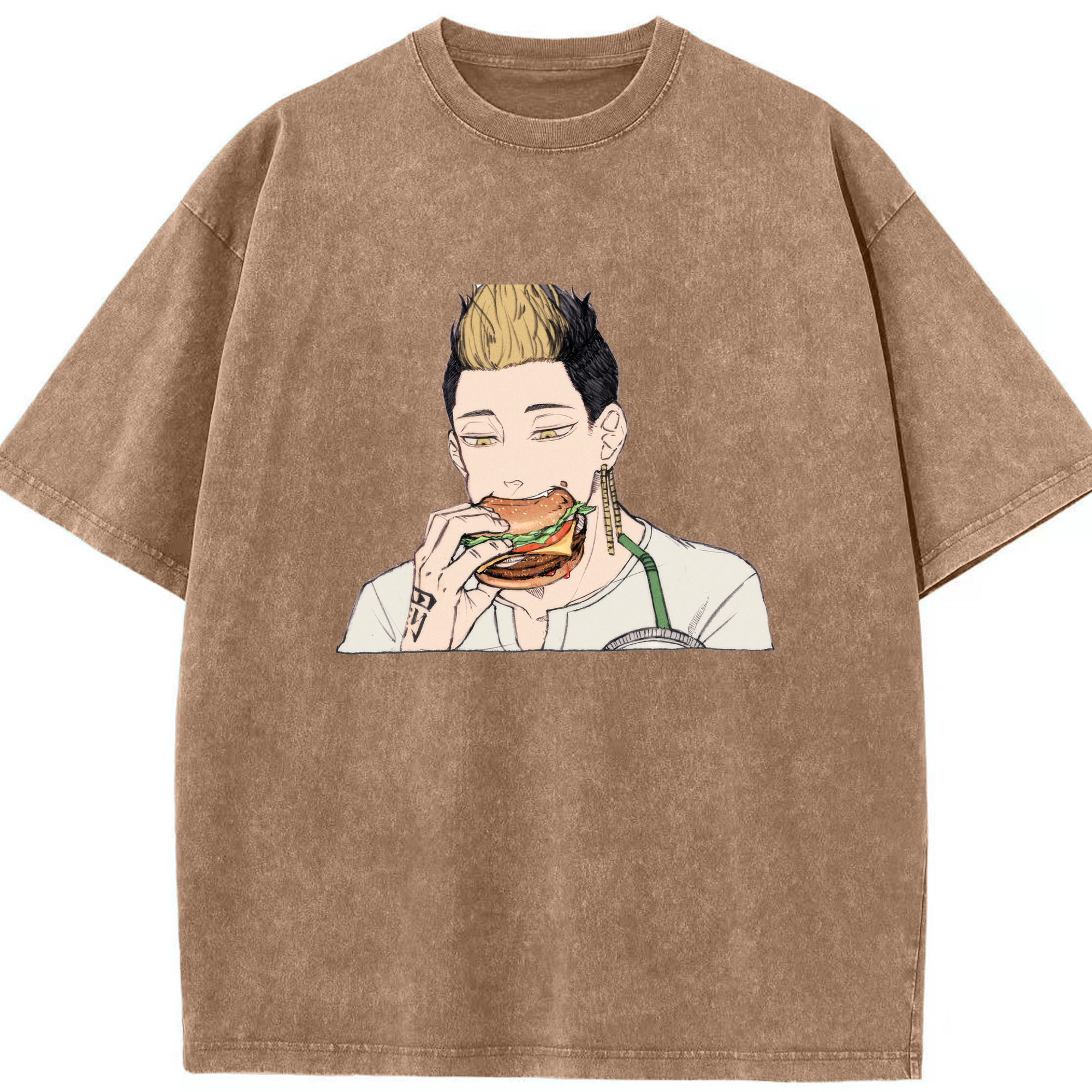 （画像用） 東京リベンジャーズ Tokyo Revengers 綿100% ヴィンテージ風 半袖Tシャツ（フロントプリント）