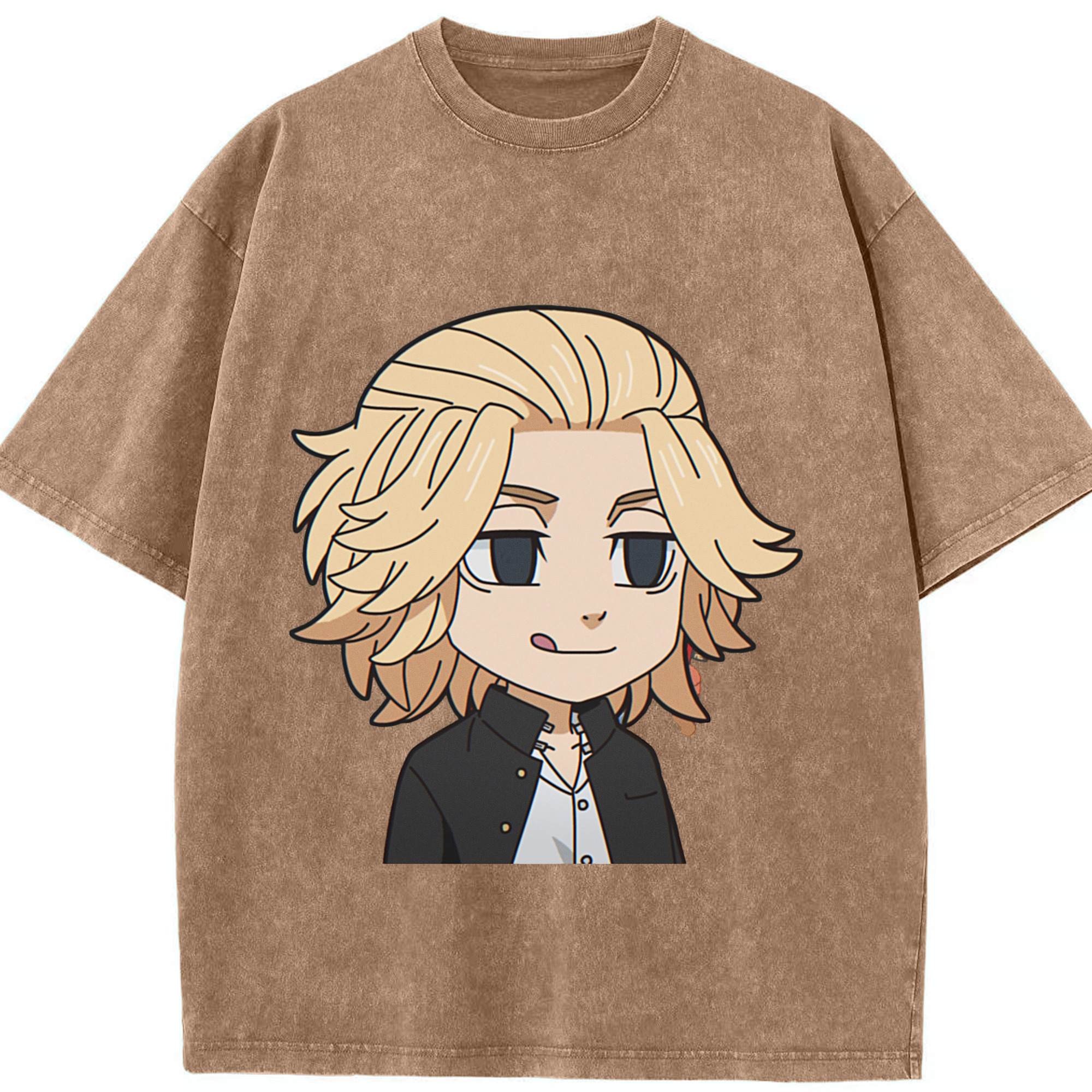 （画像用） 東京リベンジャーズ Tokyo Revengers 綿100% ヴィンテージ風 半袖Tシャツ（フロントプリント）