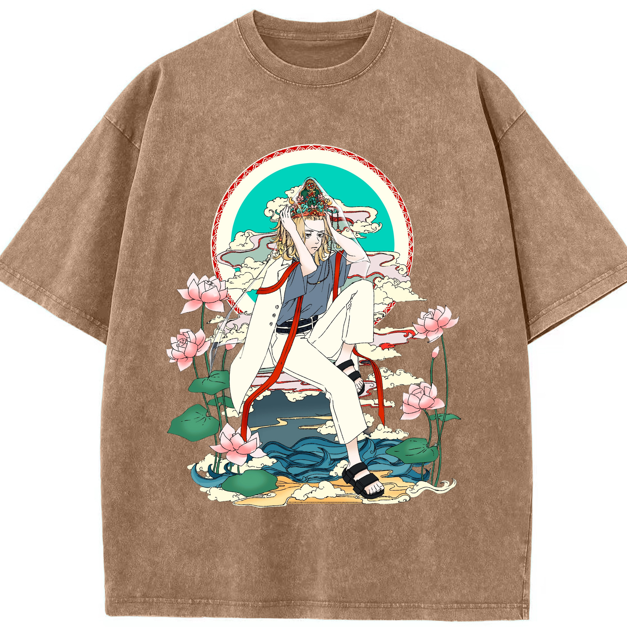 （画像用） 東京リベンジャーズ Tokyo Revengers 綿100% ヴィンテージ風 半袖Tシャツ（フロントプリント）