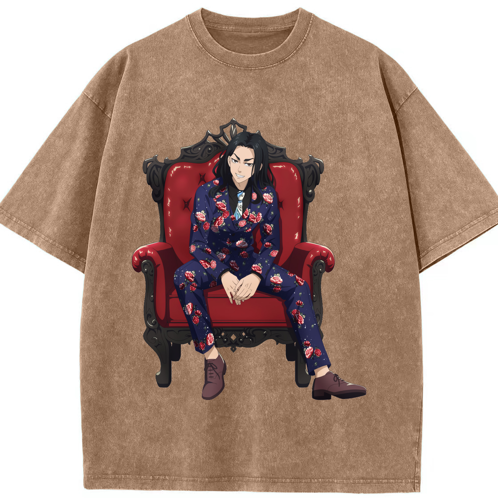 （画像用） 東京リベンジャーズ Tokyo Revengers 綿100% ヴィンテージ風 半袖Tシャツ（フロントプリント）