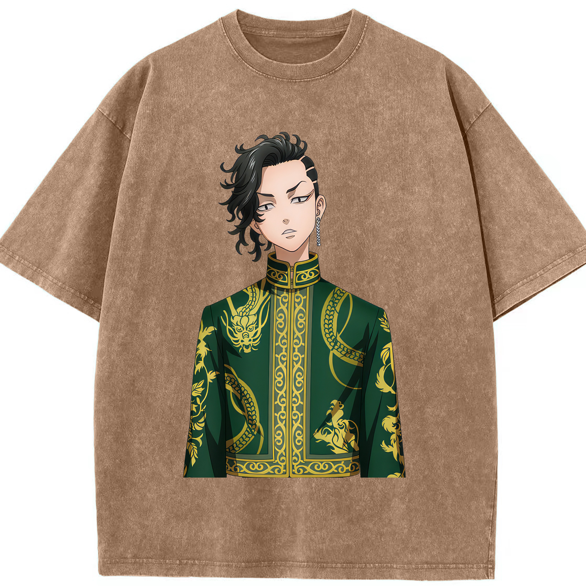 （画像用） 東京リベンジャーズ Tokyo Revengers 綿100% ヴィンテージ風 半袖Tシャツ（フロントプリント）