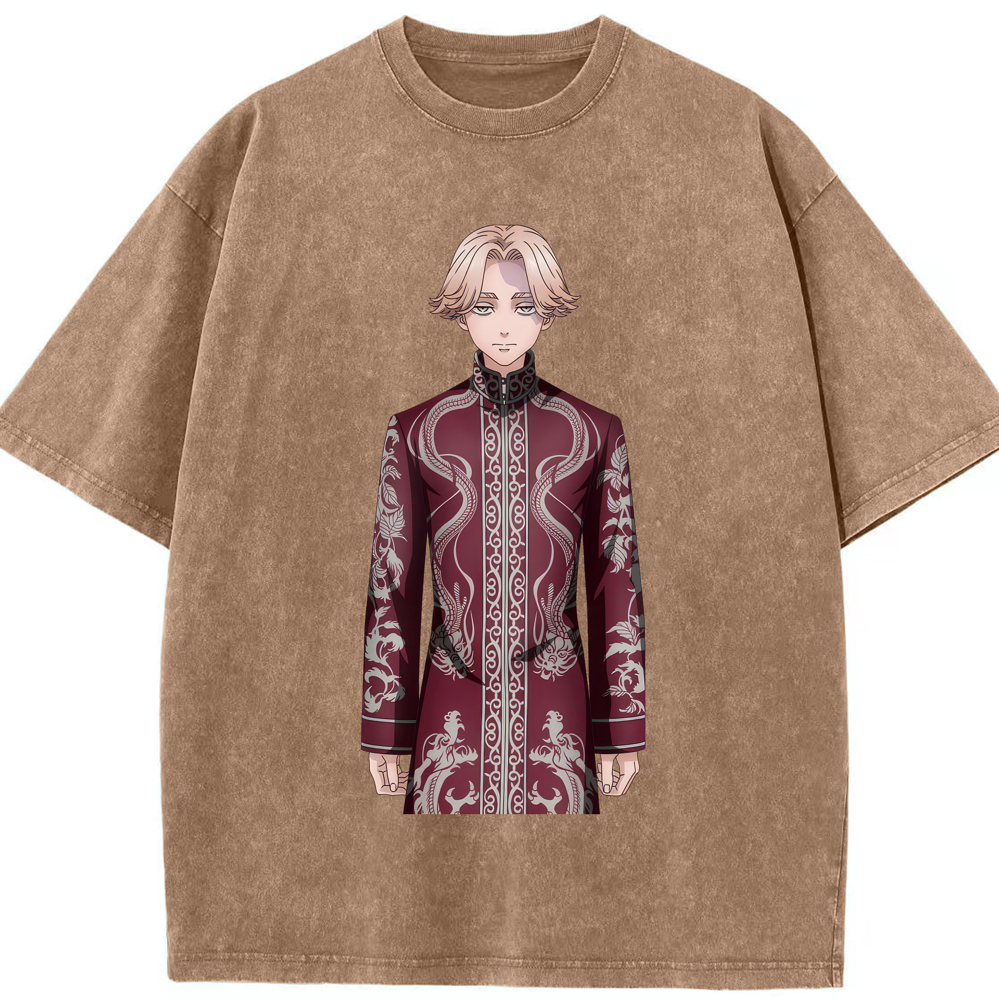 （画像用） 東京リベンジャーズ Tokyo Revengers 綿100% ヴィンテージ風 半袖Tシャツ（フロントプリント）