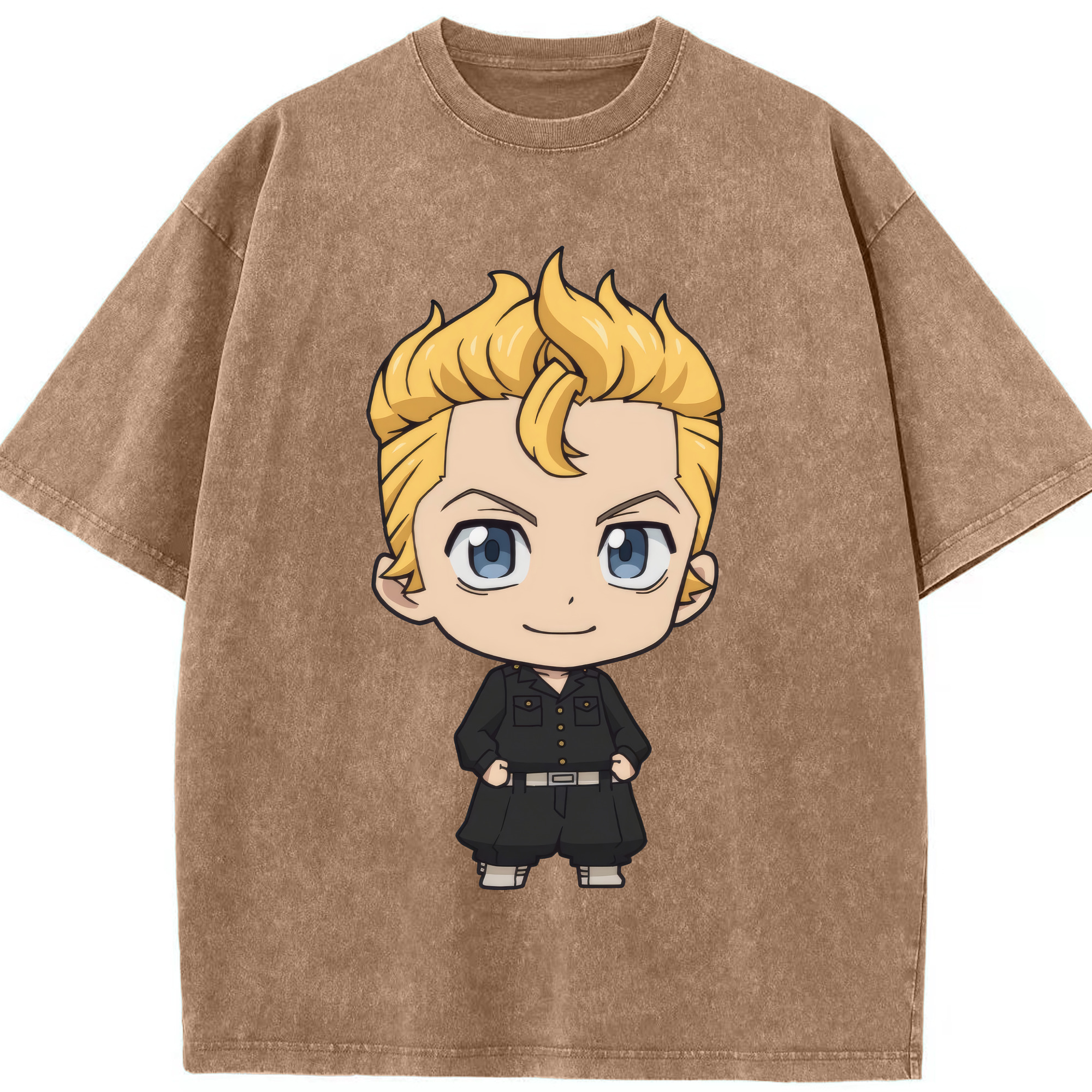 （画像用） 東京リベンジャーズ Tokyo Revengers 綿100% ヴィンテージ風 半袖Tシャツ（フロントプリント）