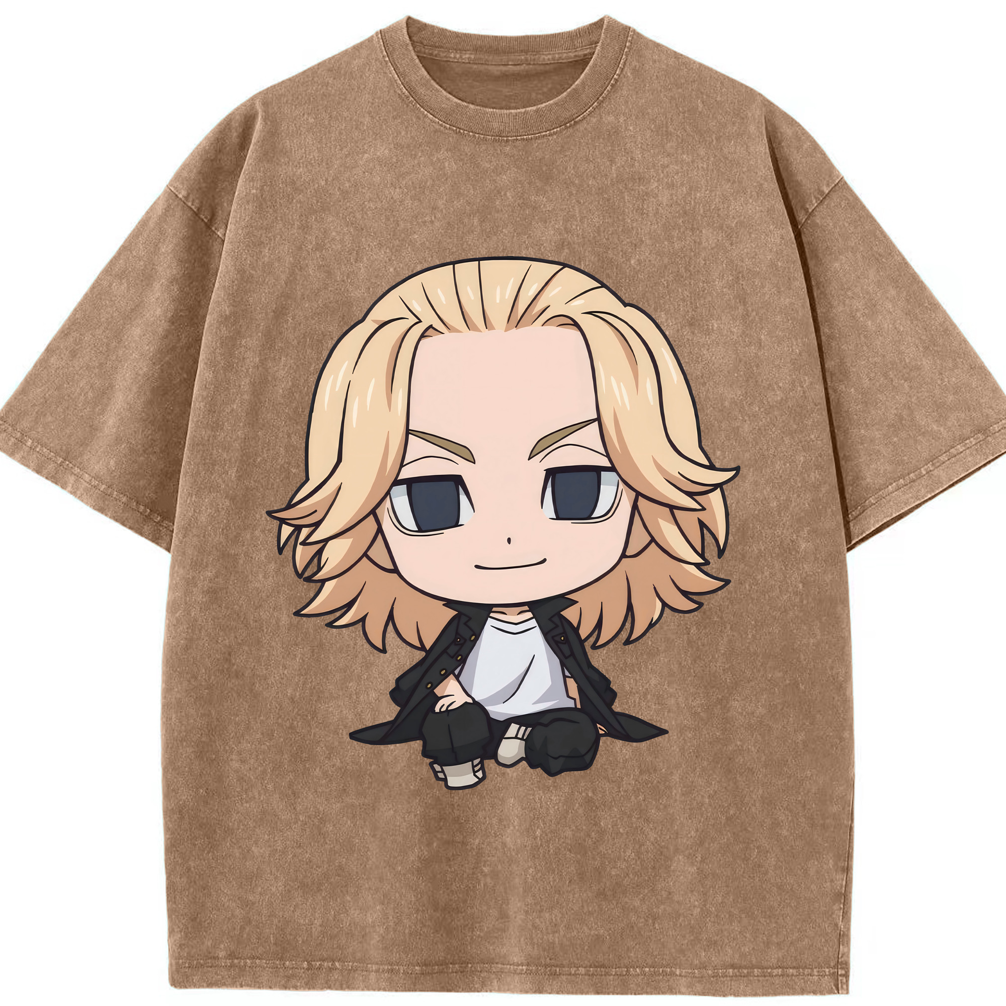 （画像用） 東京リベンジャーズ Tokyo Revengers 綿100% ヴィンテージ風 半袖Tシャツ（フロントプリント）