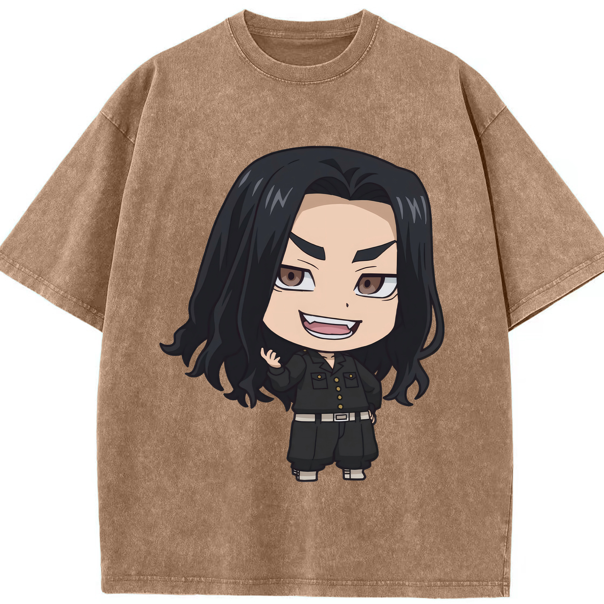 （画像用） 東京リベンジャーズ Tokyo Revengers 綿100% ヴィンテージ風 半袖Tシャツ（フロントプリント）