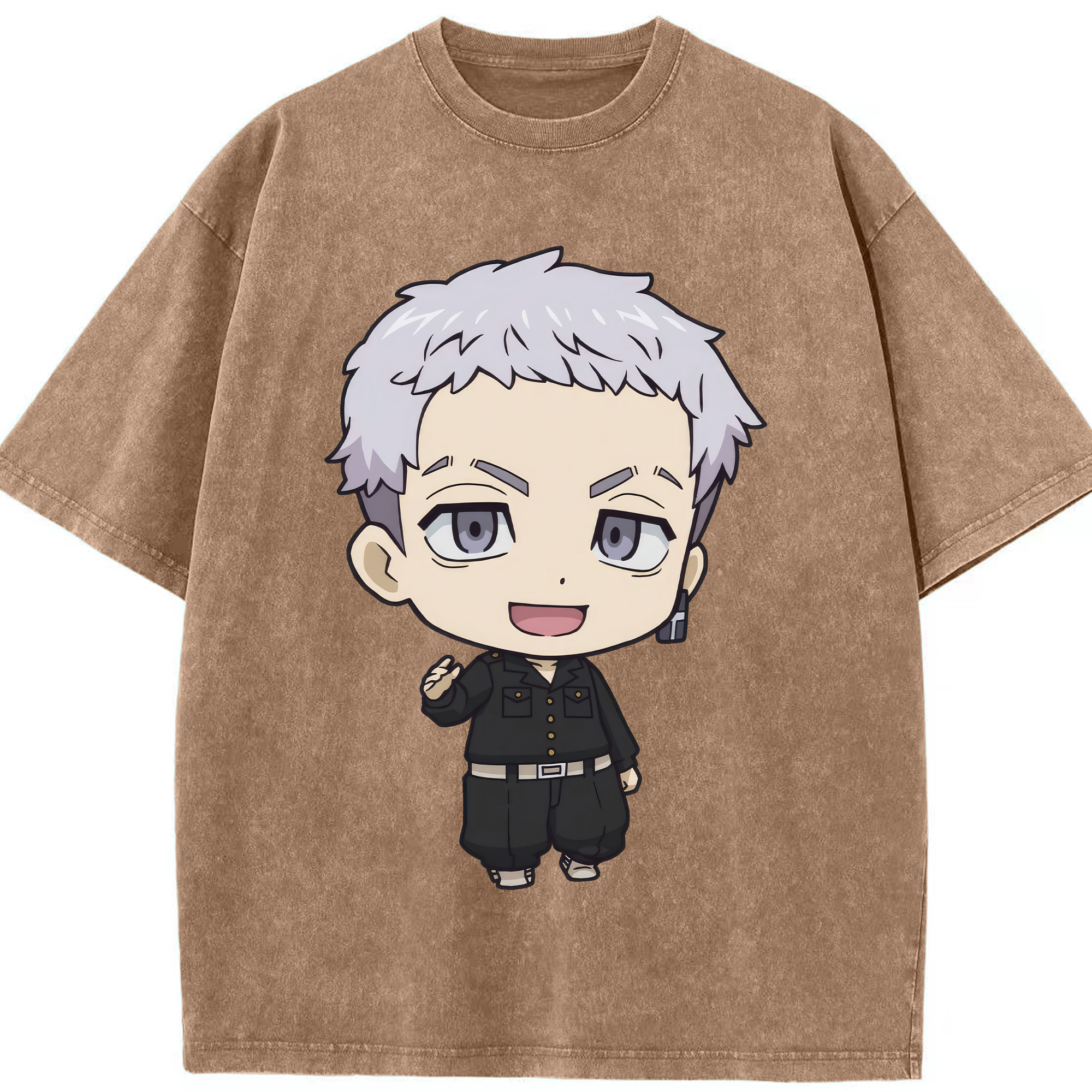（画像用） 東京リベンジャーズ Tokyo Revengers 綿100% ヴィンテージ風 半袖Tシャツ（フロントプリント）