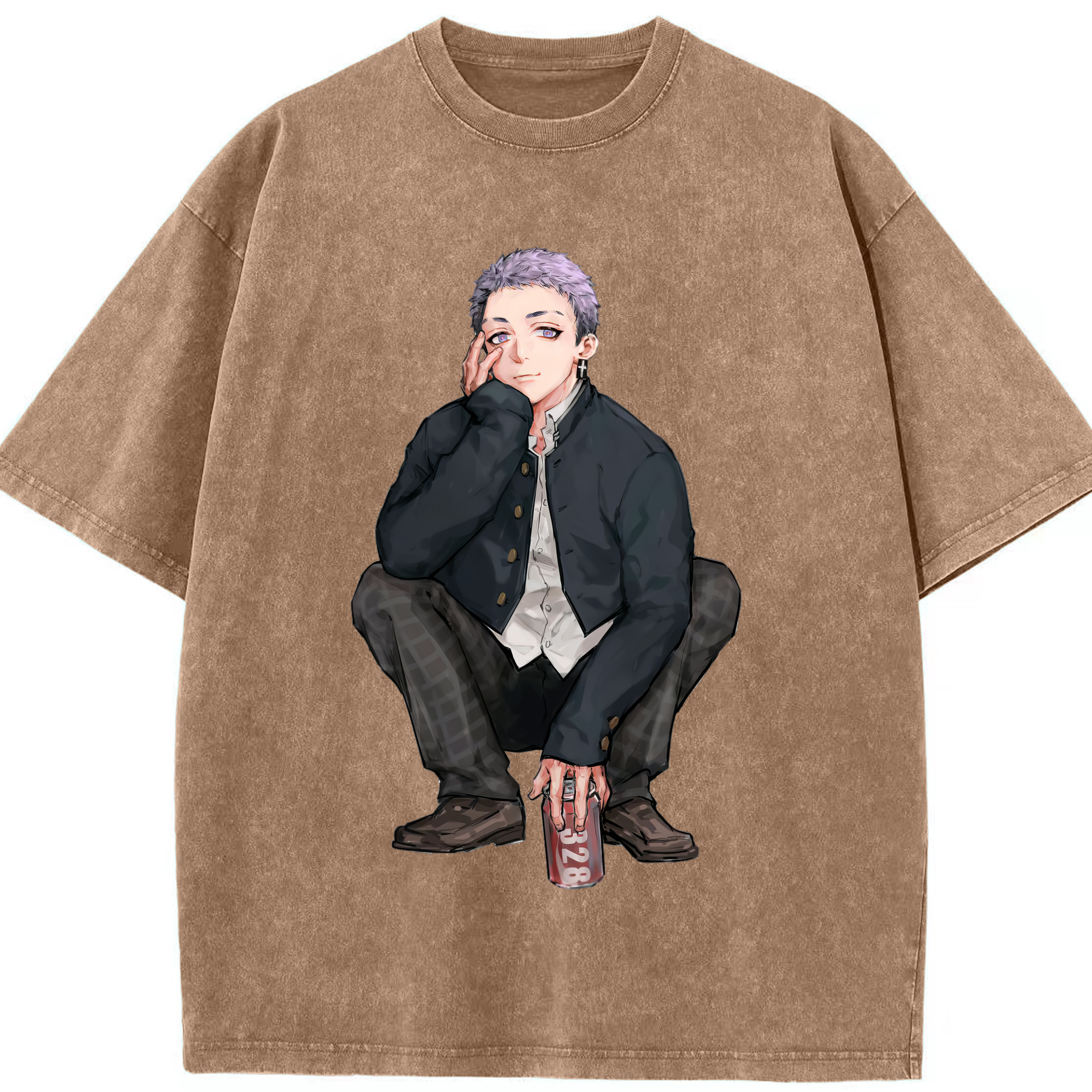 （画像用） 東京リベンジャーズ Tokyo Revengers 綿100% ヴィンテージ風 半袖Tシャツ（フロントプリント）