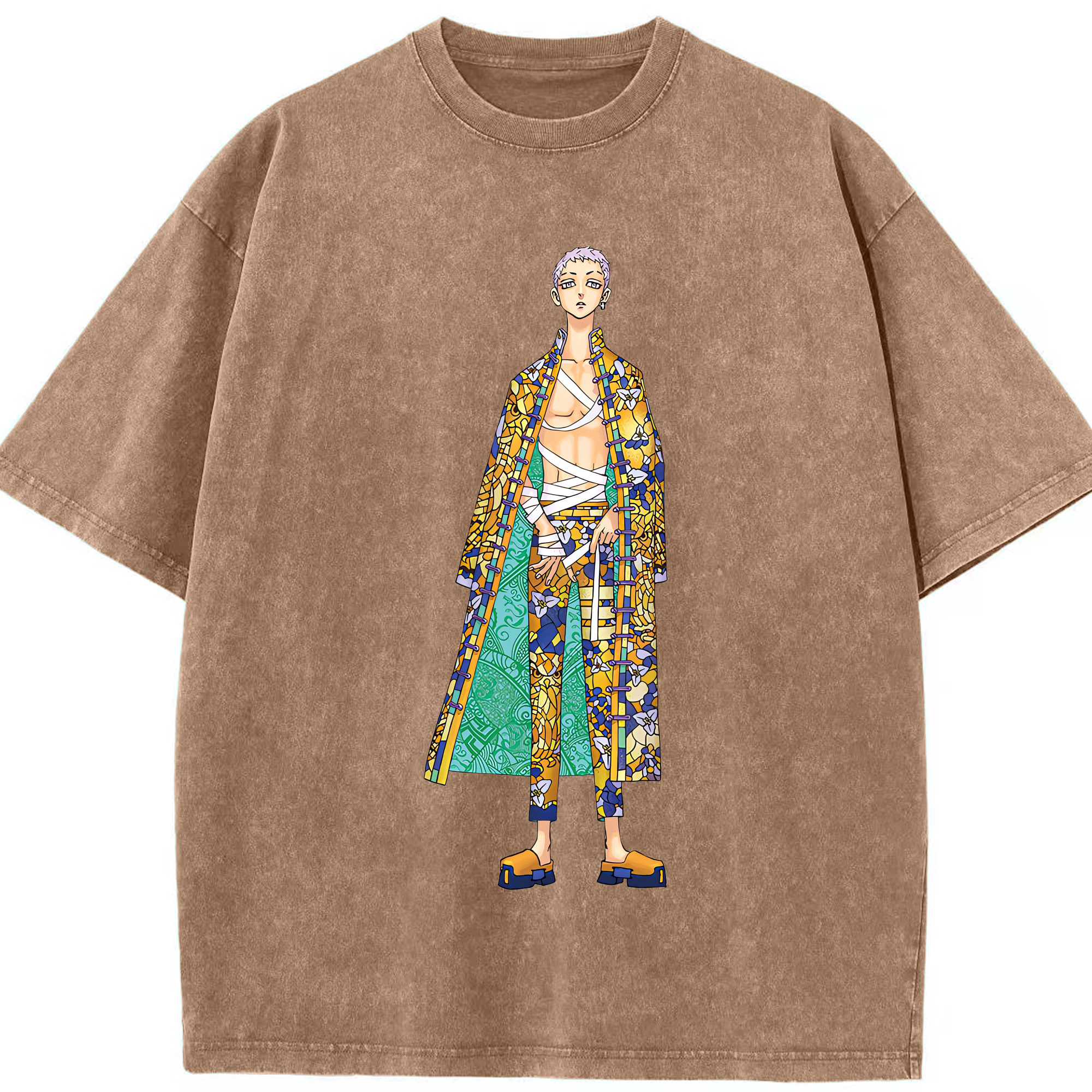 （画像用） 東京リベンジャーズ Tokyo Revengers 綿100% ヴィンテージ風 半袖Tシャツ（フロントプリント）
