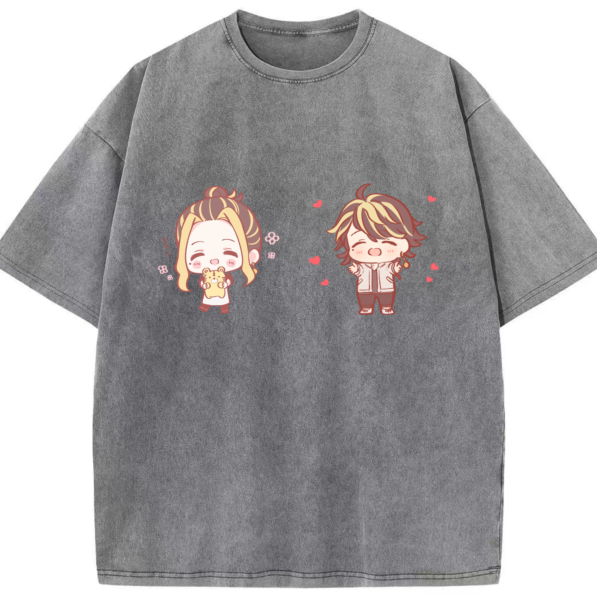 （画像用） 東京リベンジャーズ Tokyo Revengers 綿100% ヴィンテージ風 半袖Tシャツ（フロントプリント）