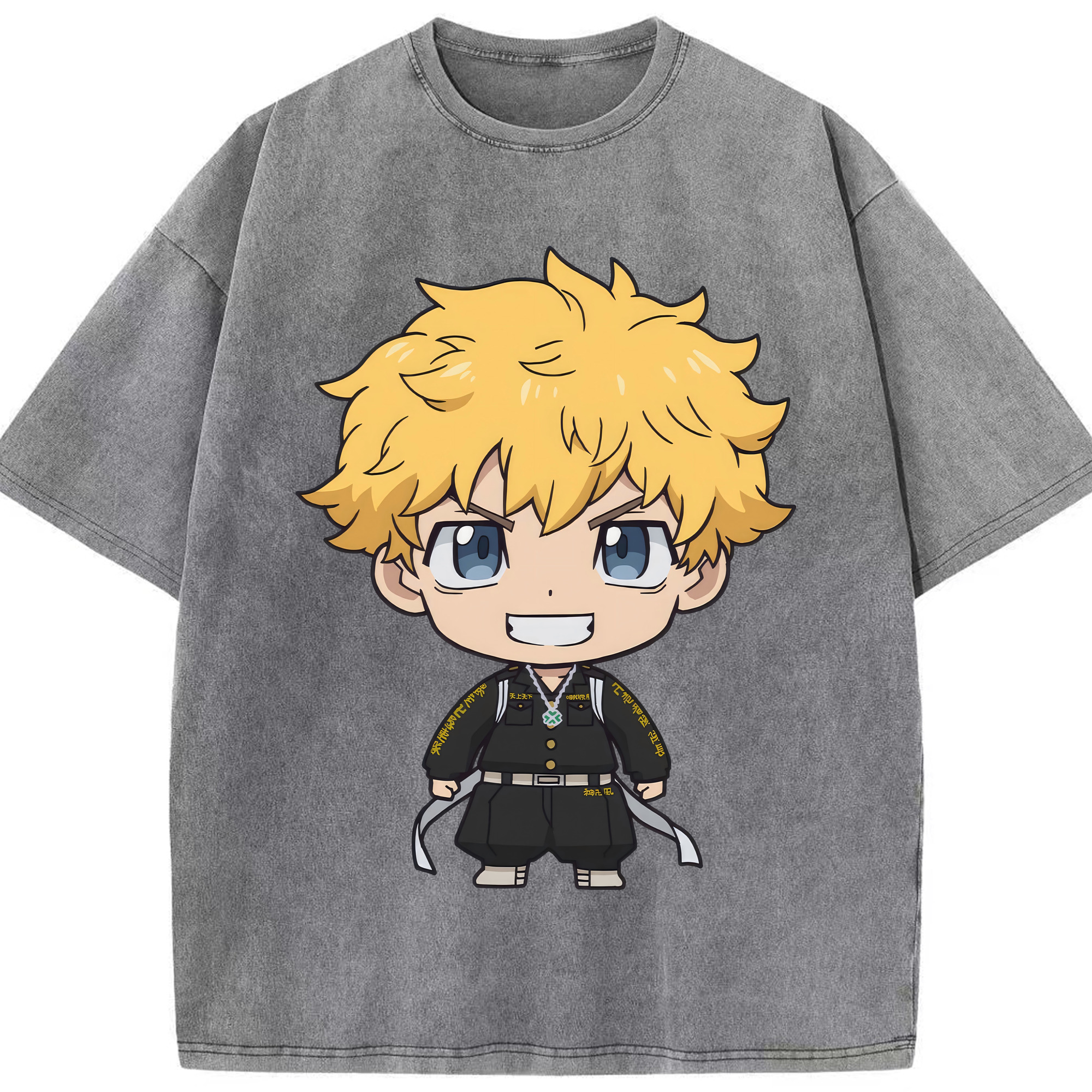 （画像用） 東京リベンジャーズ Tokyo Revengers 綿100% ヴィンテージ風 半袖Tシャツ（フロントプリント）