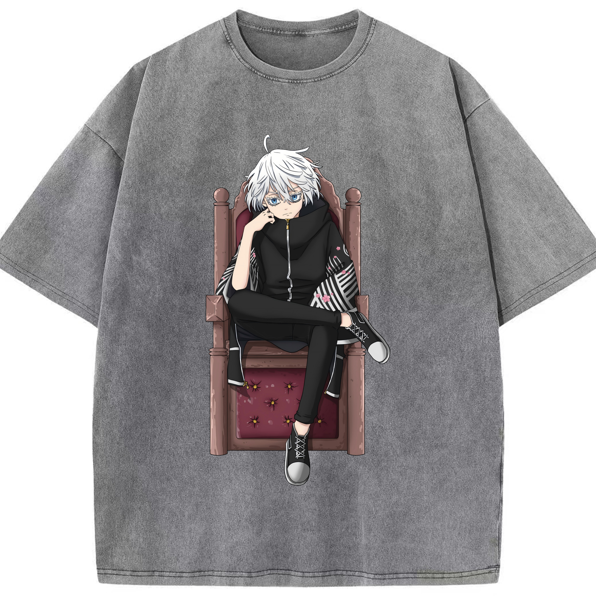 （画像用） 東京リベンジャーズ Tokyo Revengers 綿100% ヴィンテージ風 半袖Tシャツ（フロントプリント）
