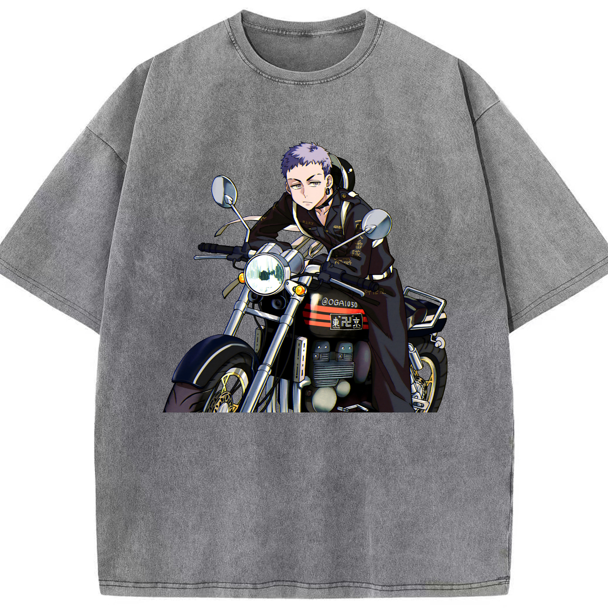 （画像用） 東京リベンジャーズ Tokyo Revengers 綿100% ヴィンテージ風 半袖Tシャツ（フロントプリント）