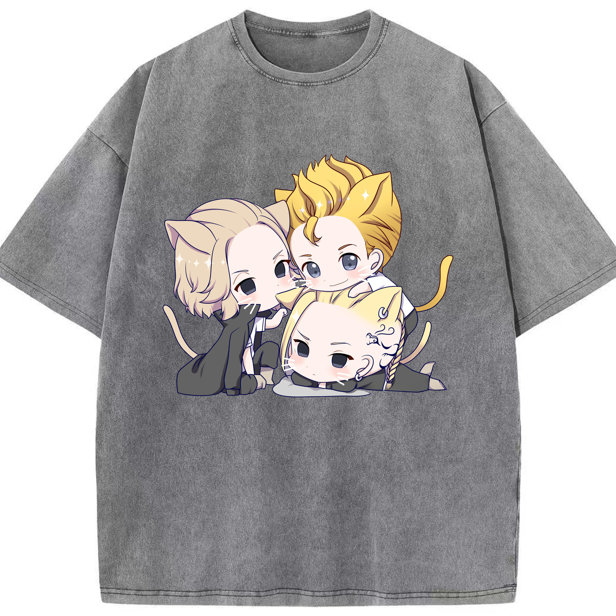 （画像用） 東京リベンジャーズ Tokyo Revengers 綿100% ヴィンテージ風 半袖Tシャツ（フロントプリント）