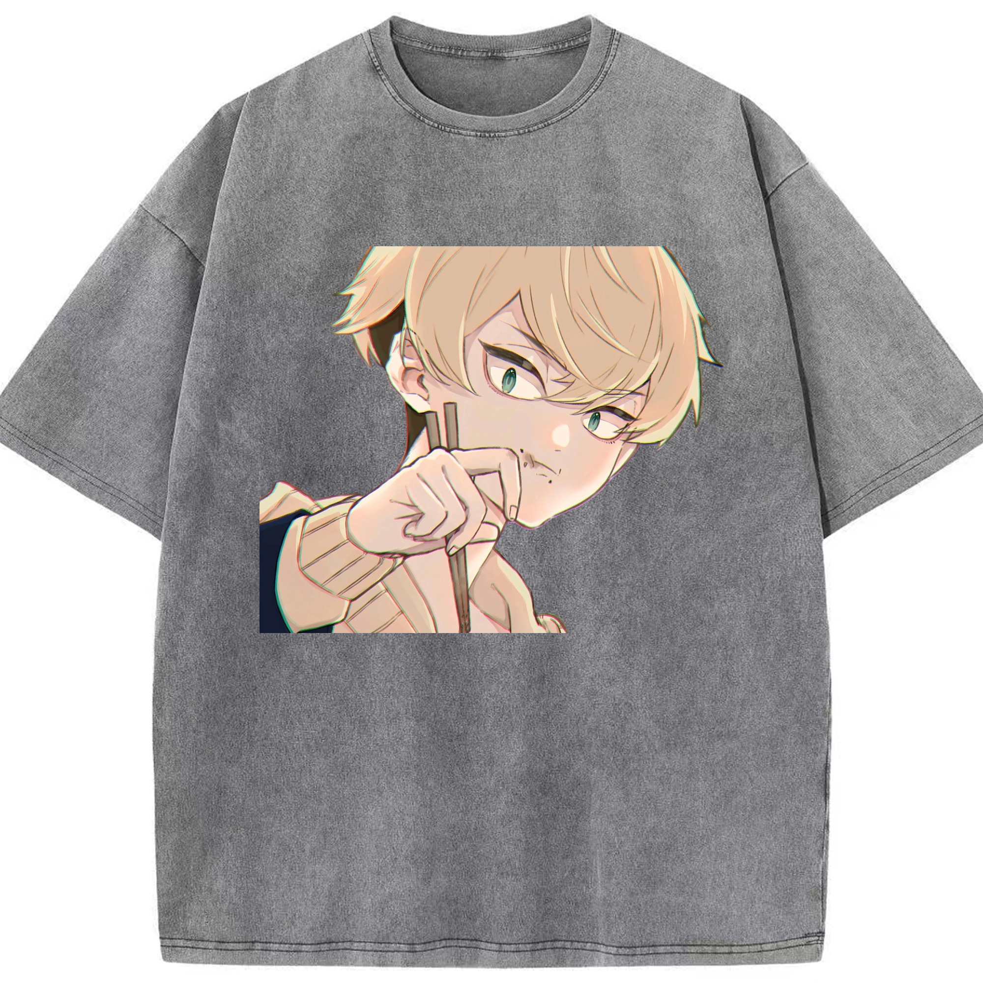 （画像用） 東京リベンジャーズ Tokyo Revengers 綿100% ヴィンテージ風 半袖Tシャツ（フロントプリント）