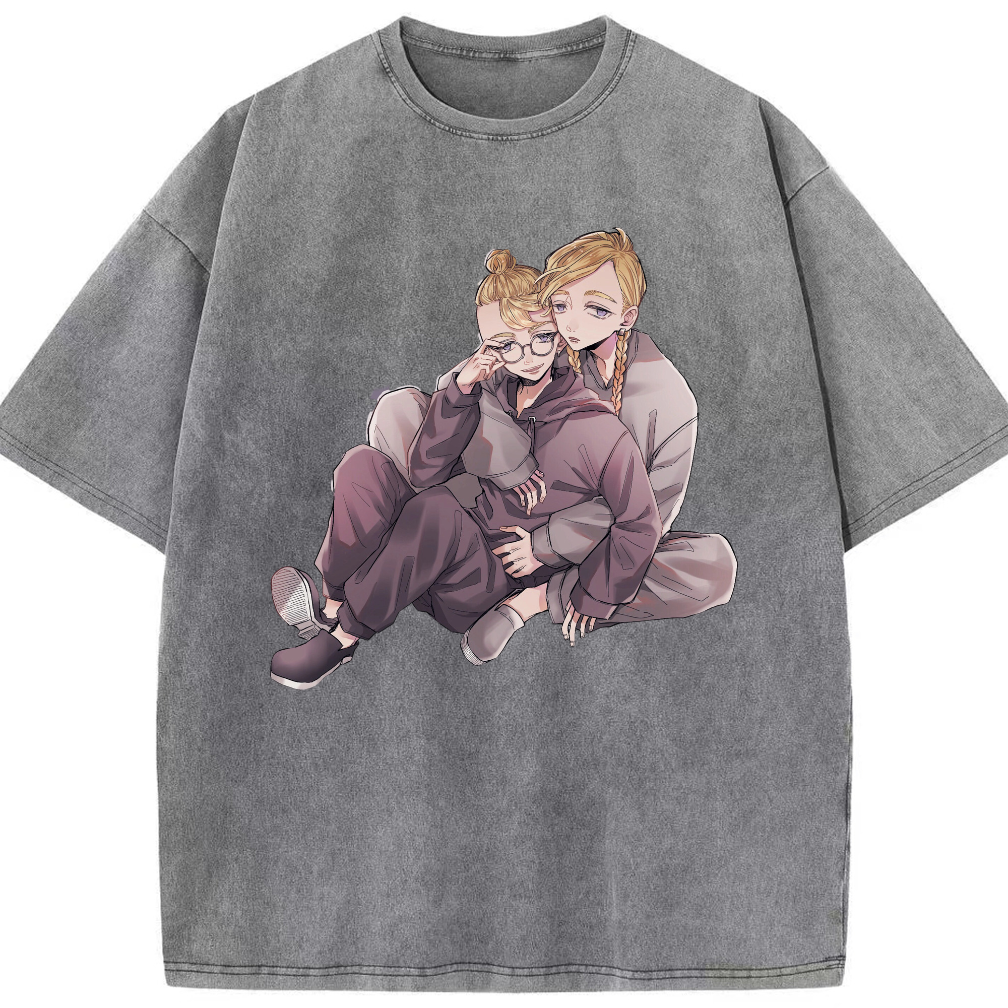 （画像用） 東京リベンジャーズ Tokyo Revengers 綿100% ヴィンテージ風 半袖Tシャツ（フロントプリント）