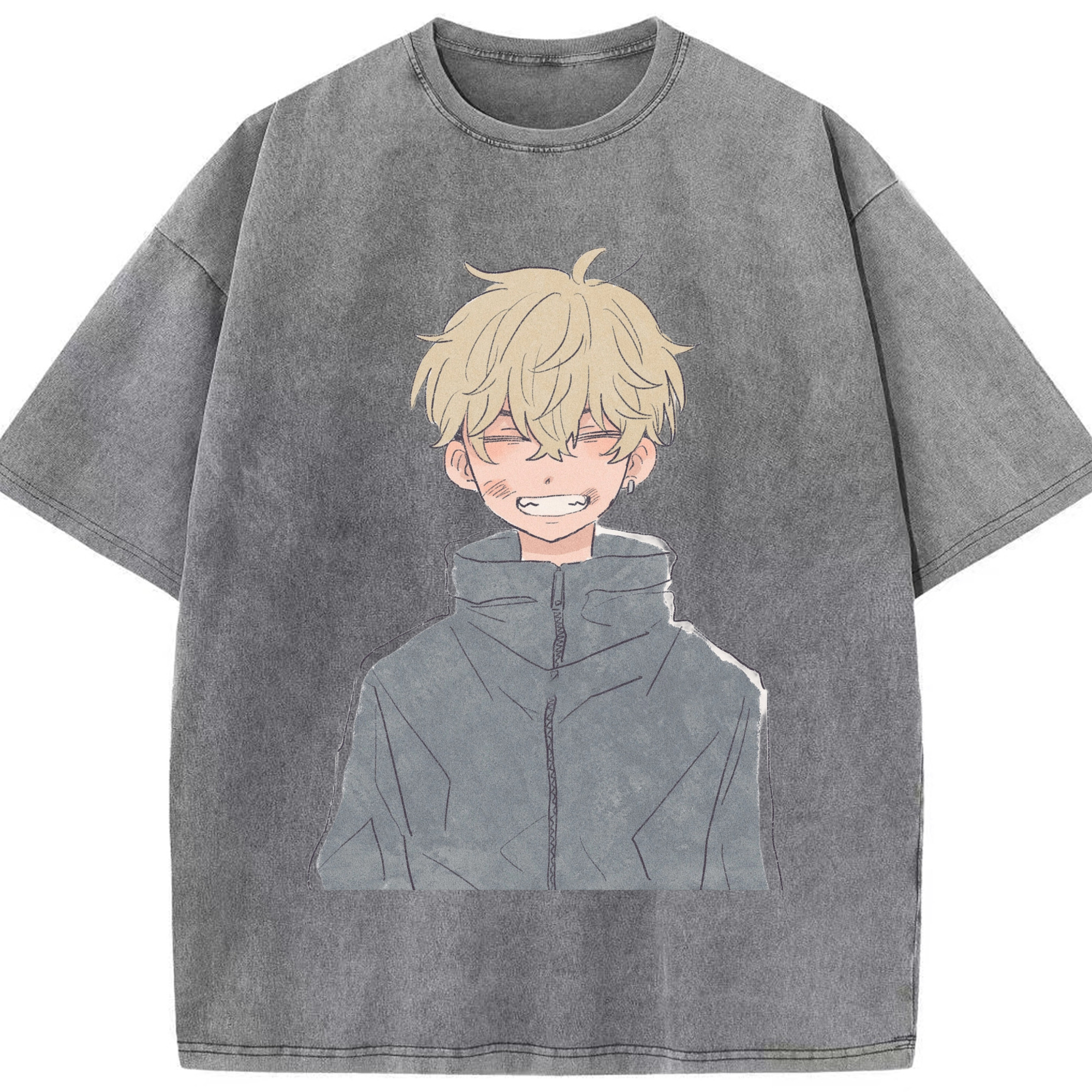 （画像用） 東京リベンジャーズ Tokyo Revengers 綿100% ヴィンテージ風 半袖Tシャツ（フロントプリント）