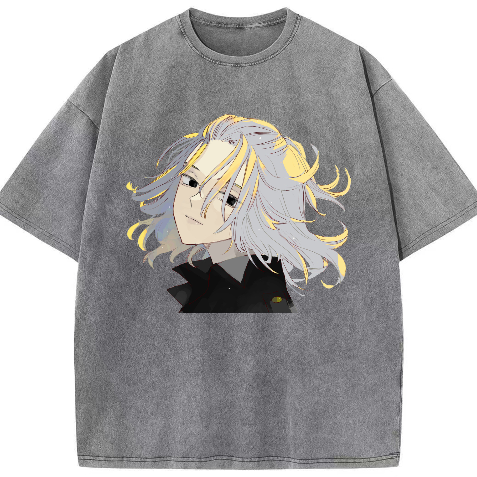 （画像用） 東京リベンジャーズ Tokyo Revengers 綿100% ヴィンテージ風 半袖Tシャツ（フロントプリント）