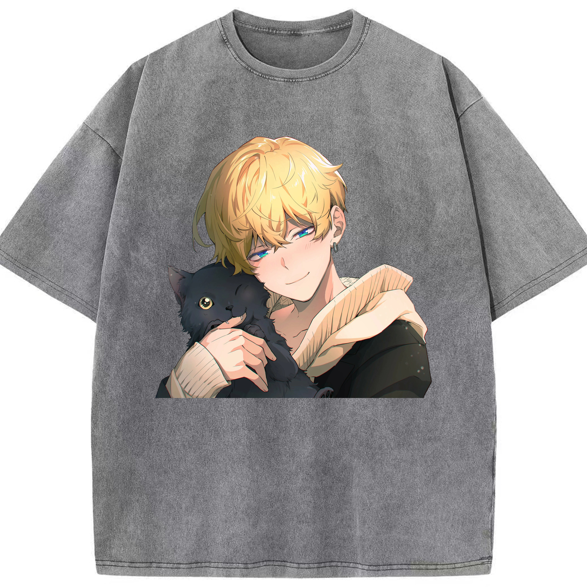 （画像用） 東京リベンジャーズ Tokyo Revengers 綿100% ヴィンテージ風 半袖Tシャツ（フロントプリント）
