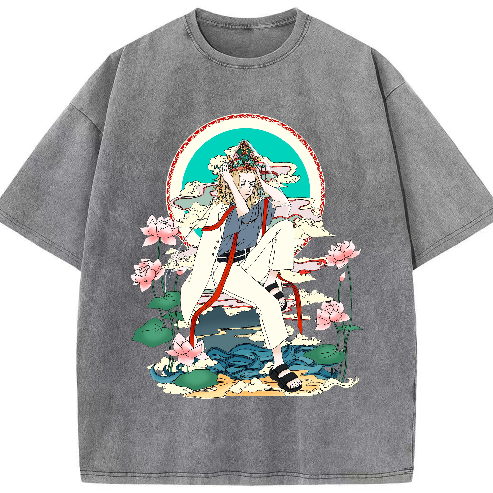 （画像用） 東京リベンジャーズ Tokyo Revengers 綿100% ヴィンテージ風 半袖Tシャツ（フロントプリント）
