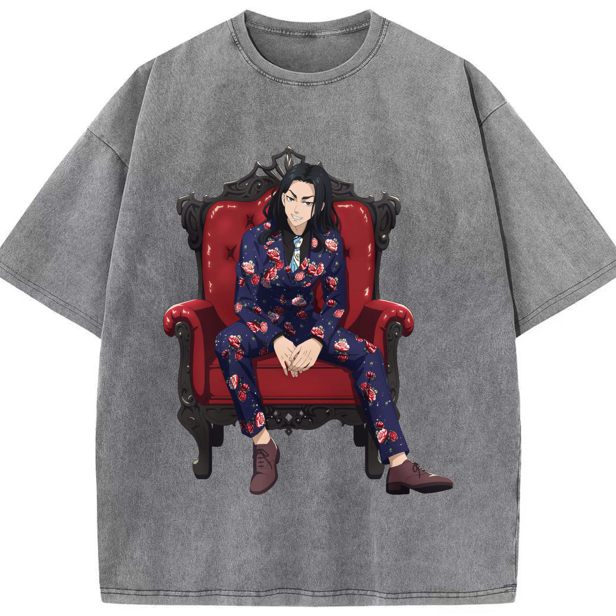 （画像用） 東京リベンジャーズ Tokyo Revengers 綿100% ヴィンテージ風 半袖Tシャツ（フロントプリント）
