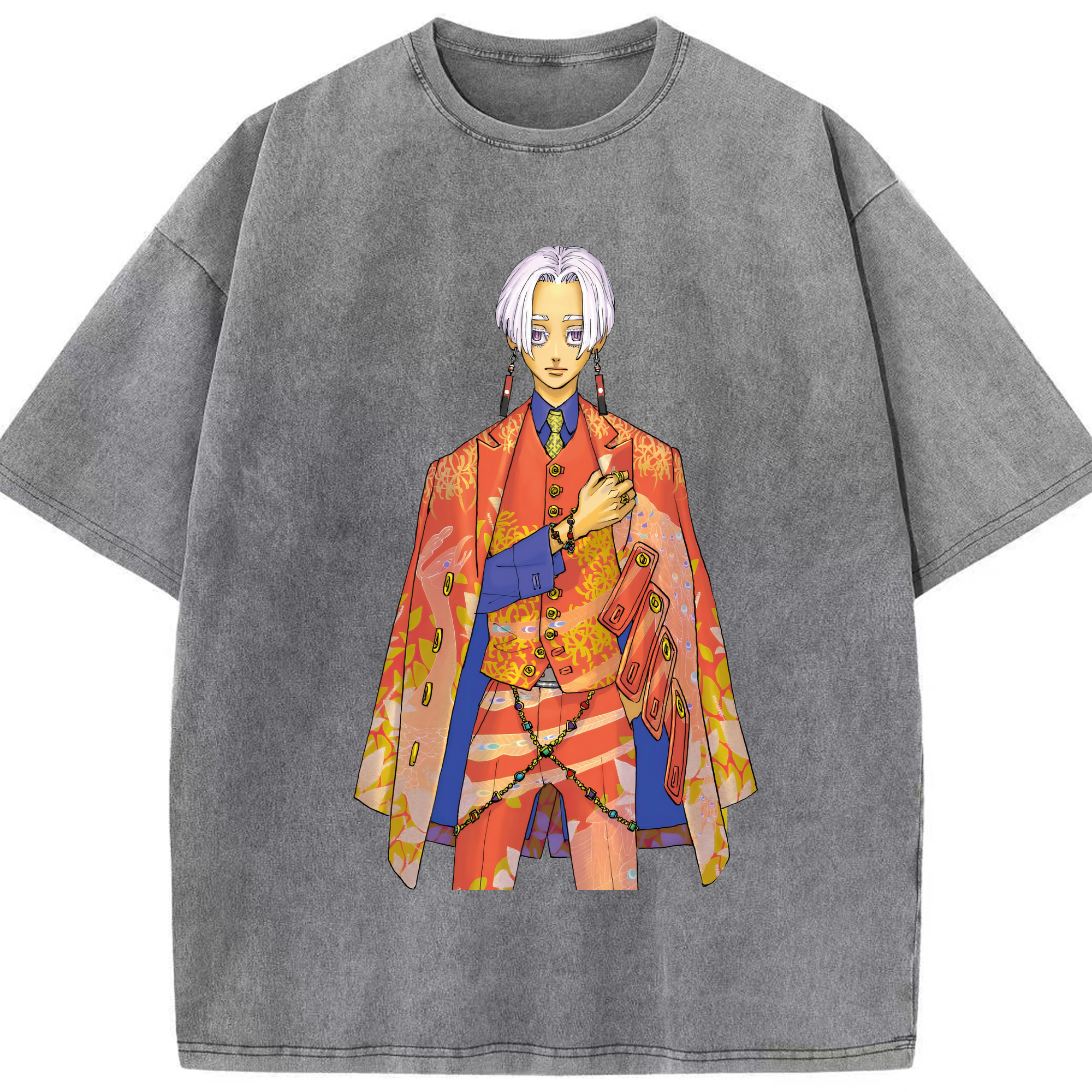 （画像用） 東京リベンジャーズ Tokyo Revengers 綿100% ヴィンテージ風 半袖Tシャツ（フロントプリント）