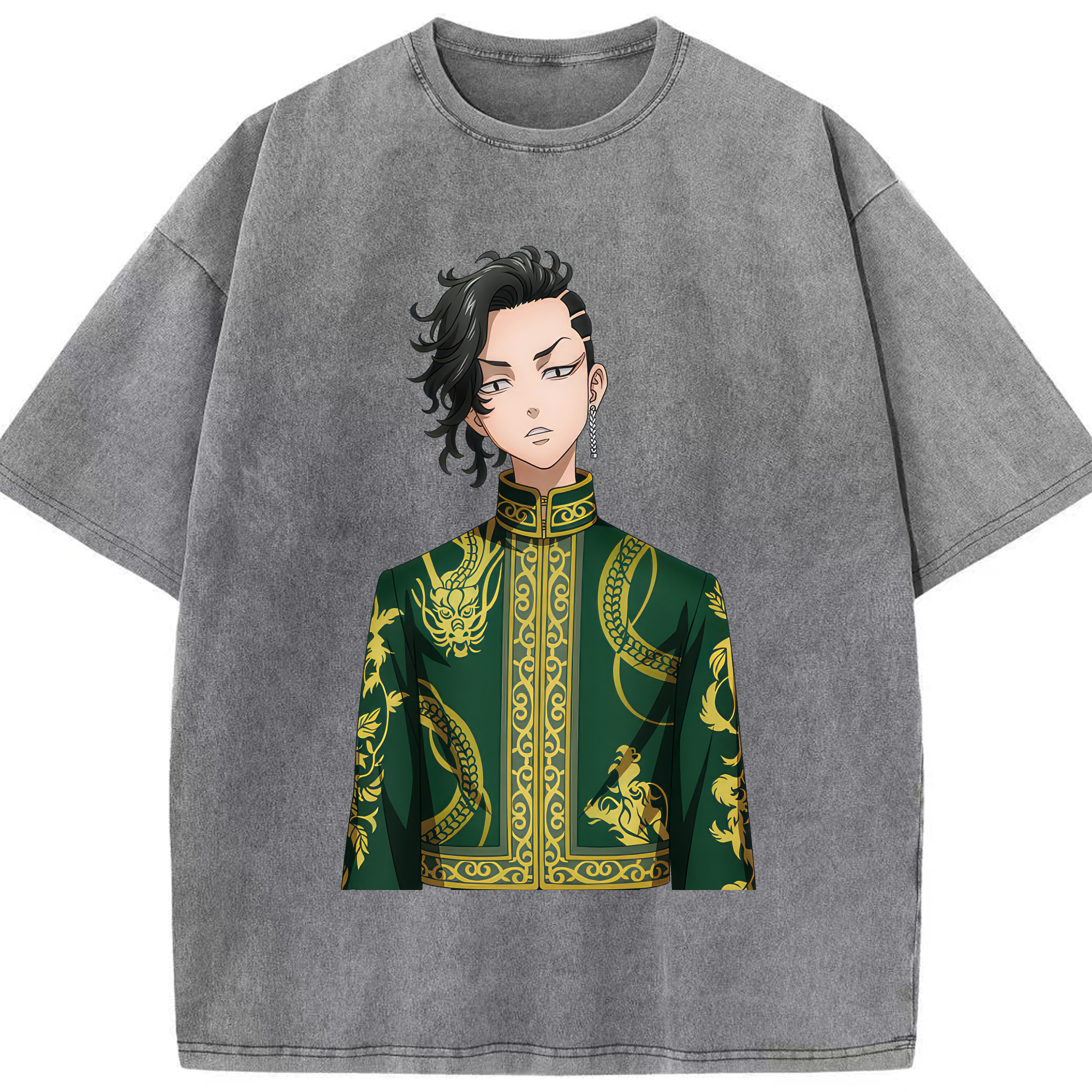 （画像用） 東京リベンジャーズ Tokyo Revengers 綿100% ヴィンテージ風 半袖Tシャツ（フロントプリント）