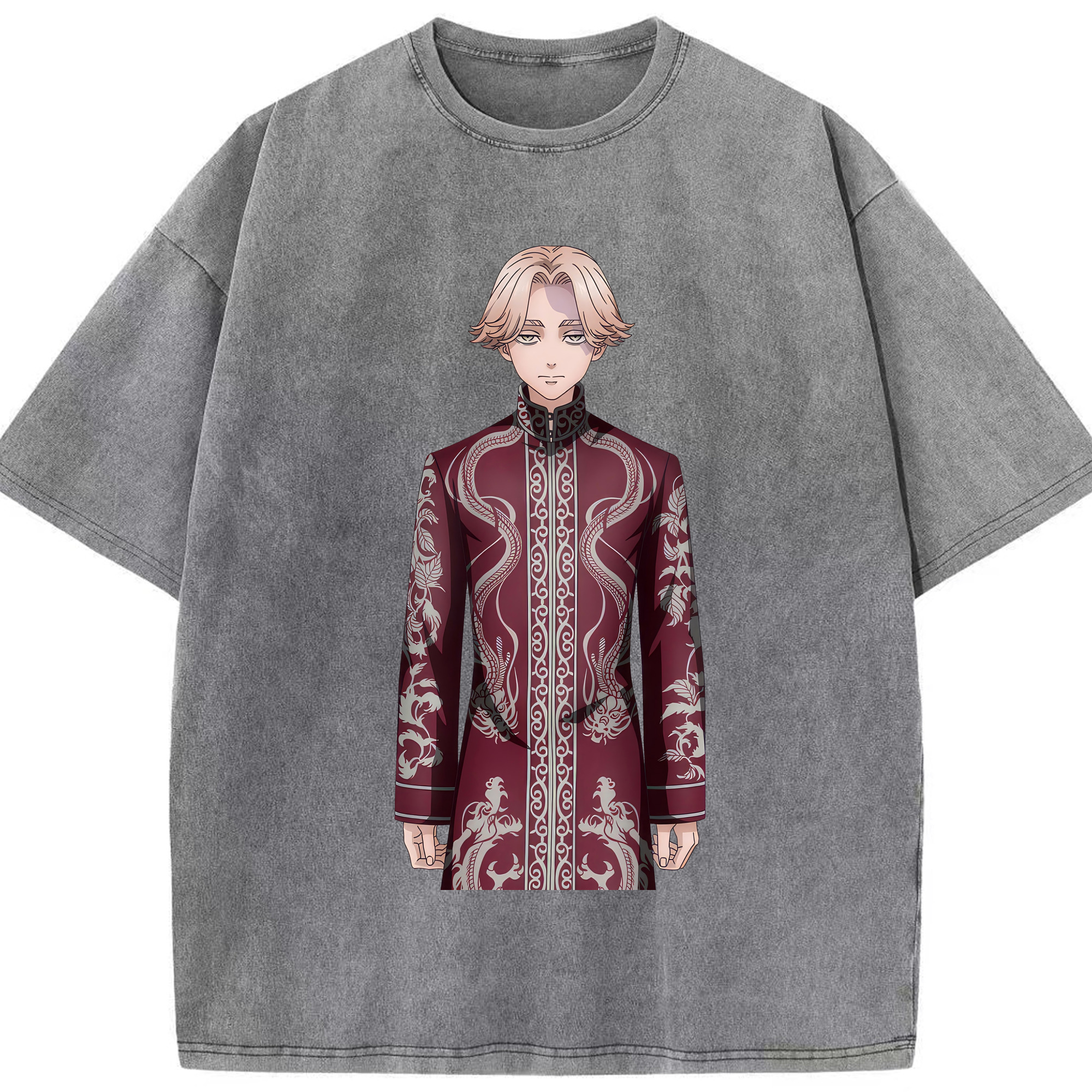 （画像用） 東京リベンジャーズ Tokyo Revengers 綿100% ヴィンテージ風 半袖Tシャツ（フロントプリント）